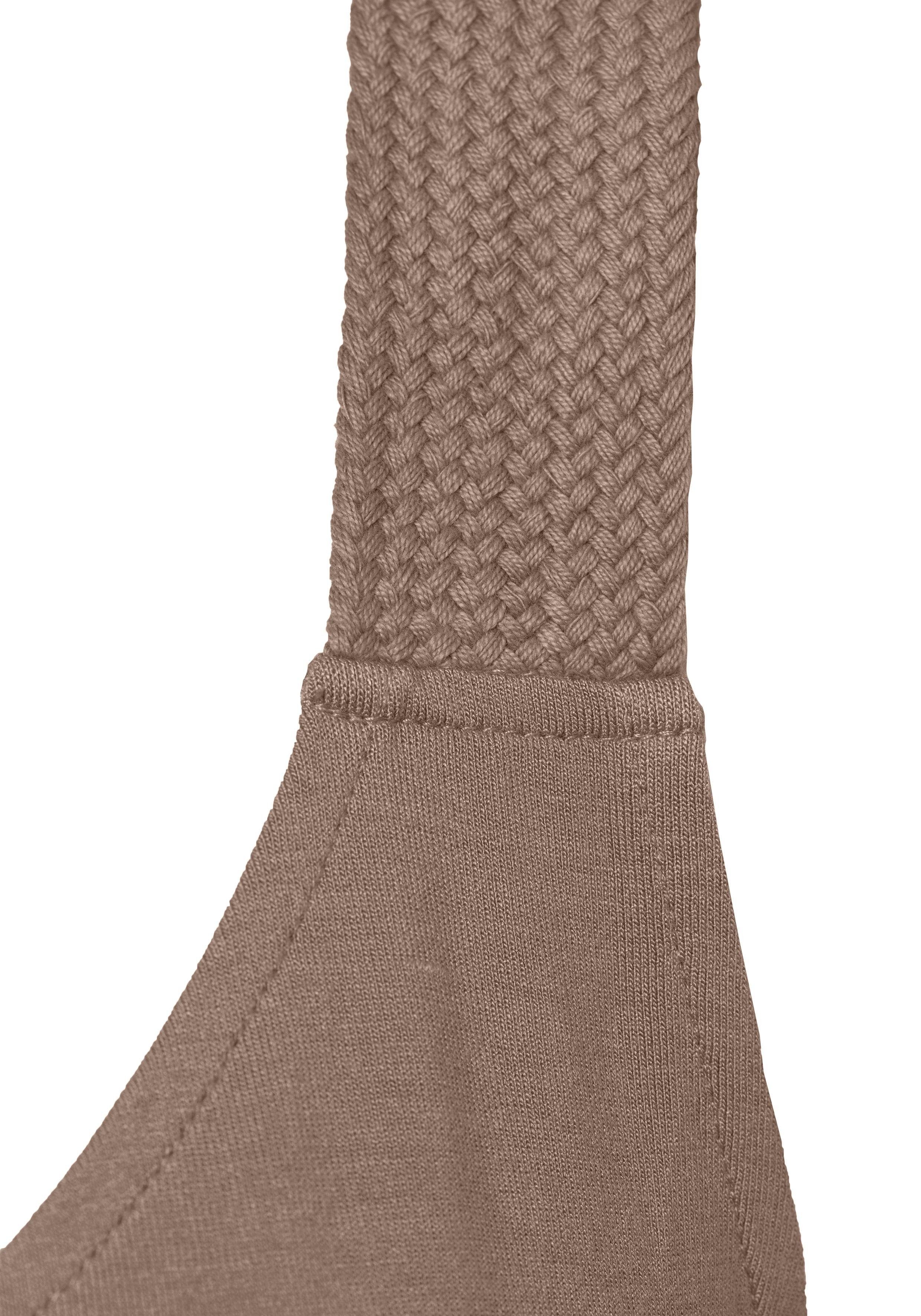Lascana Strandtop Met gevlochten bandjes van zachte viscose-stretch (Set van 2)