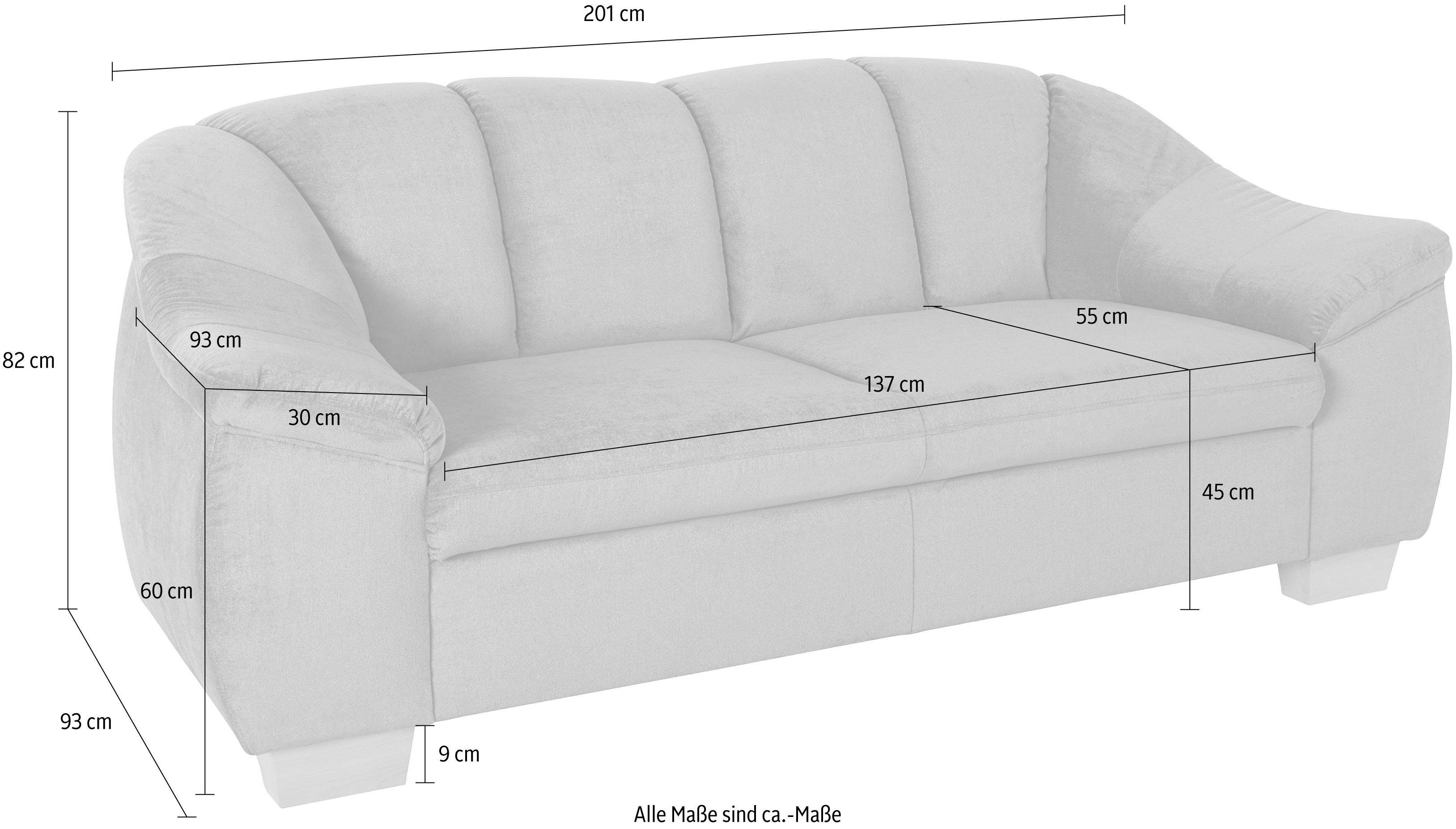 sit&more 2,5-zitsbank SANTO met binnenvering