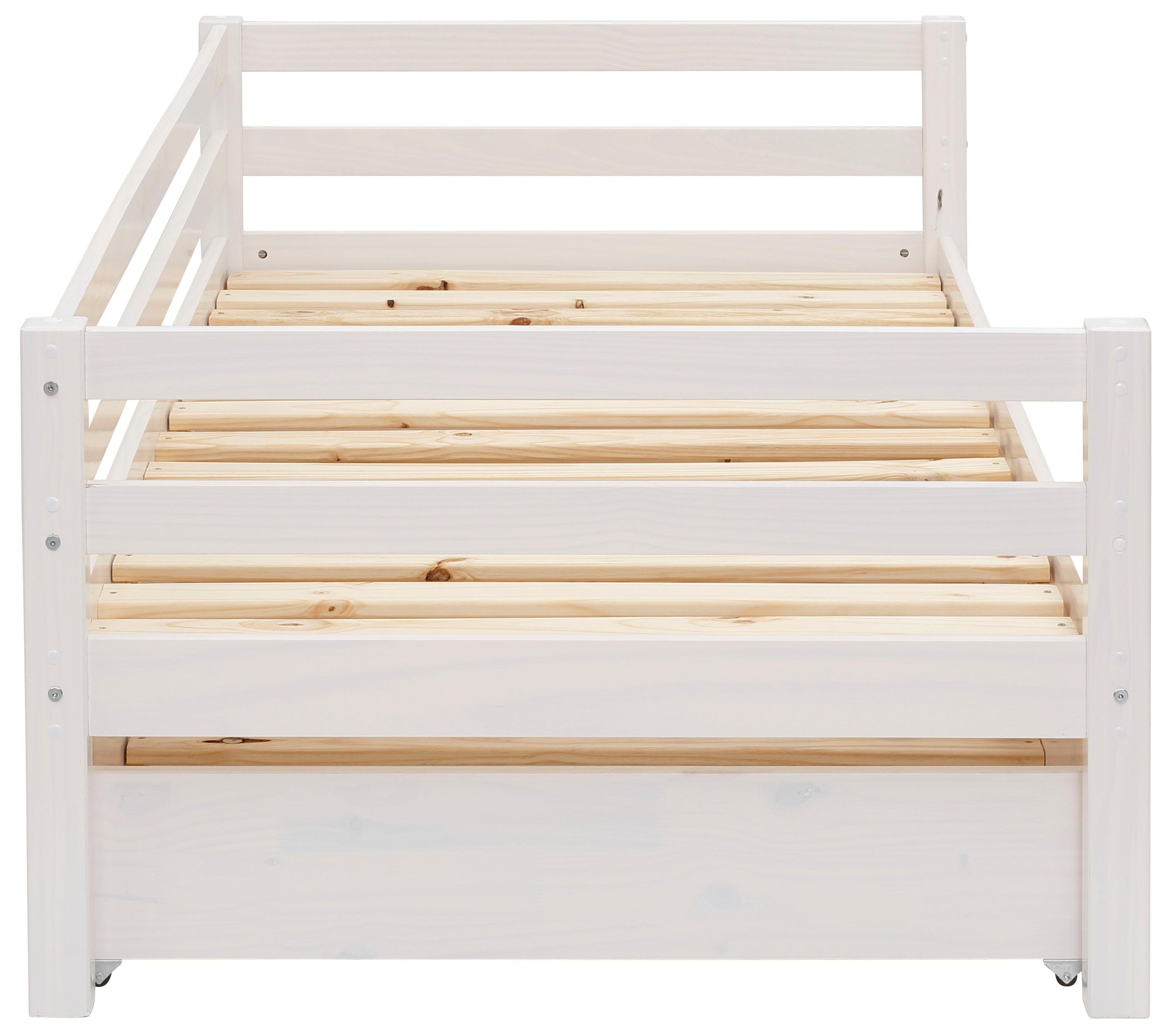 Lüttenhütt Slaapbank Alpi met lade van grenenhout, totale breedte 103 cm, kinderbed (1 stuk)