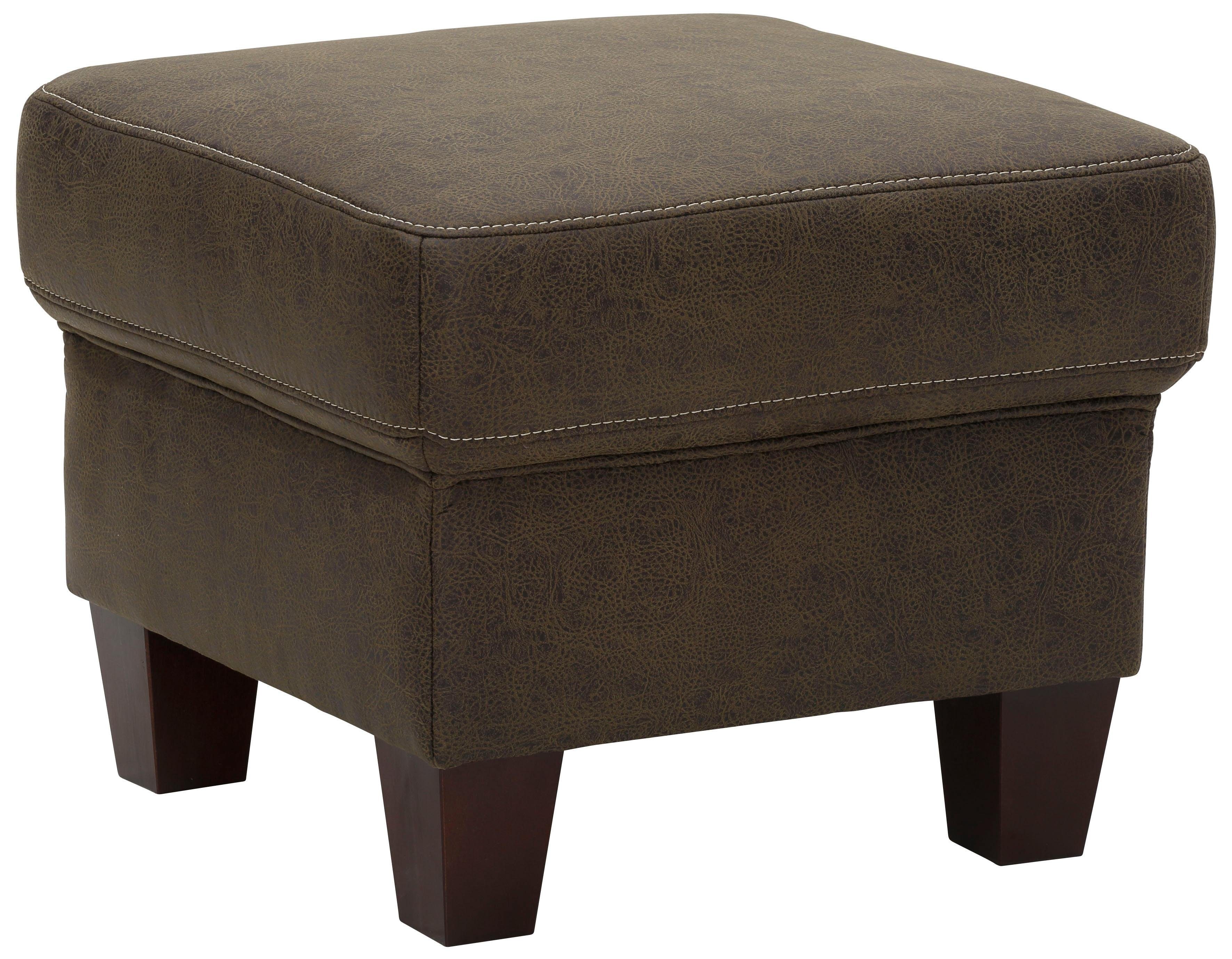 Home affaire Hocker Arngast geschikt voor de arngast serie hockers maat Luxe-microvezel leer-look groen