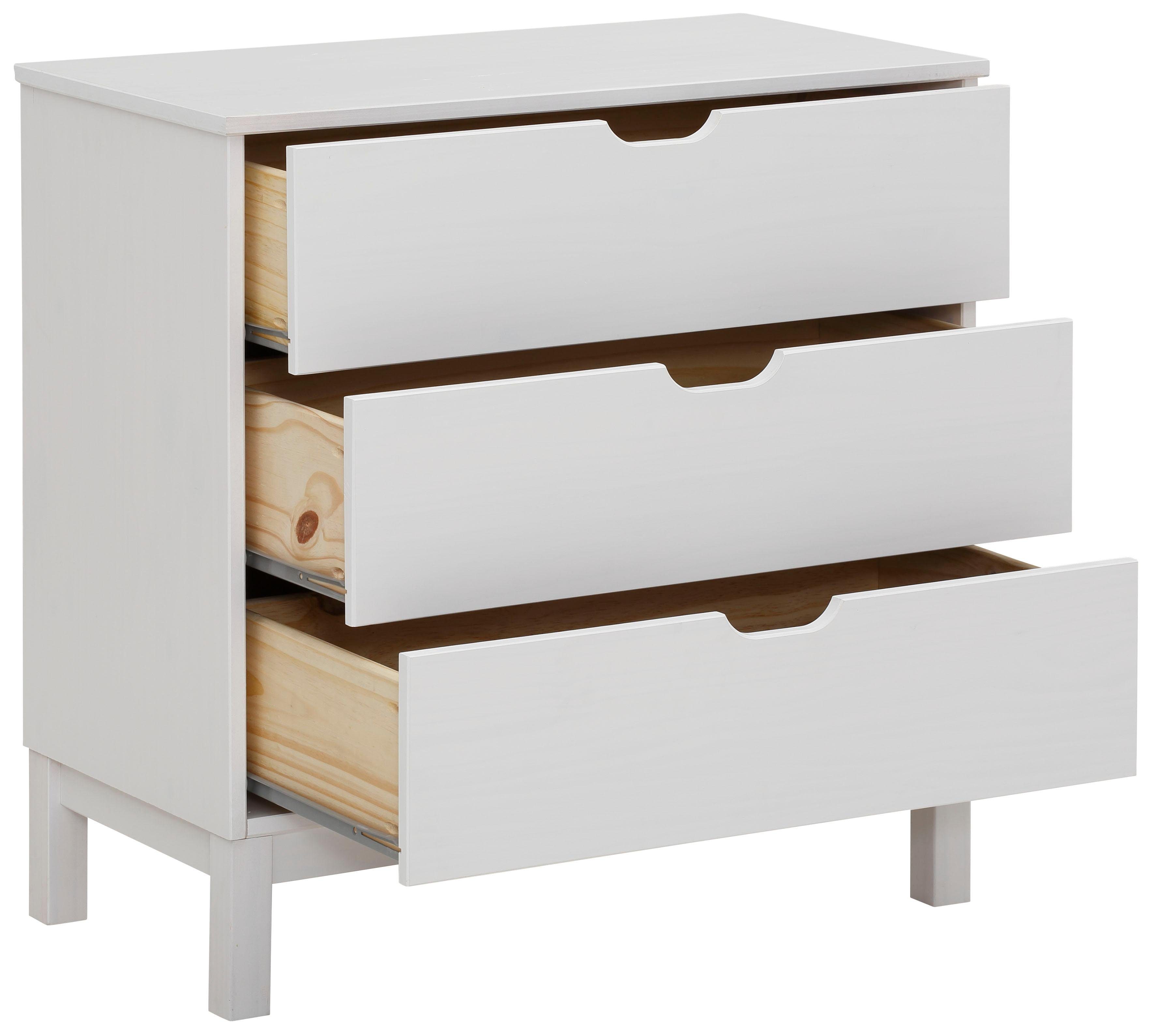 Home affaire Kast Post van massief grenenhout, met opbergmogelijkheden, breedte 76 cm