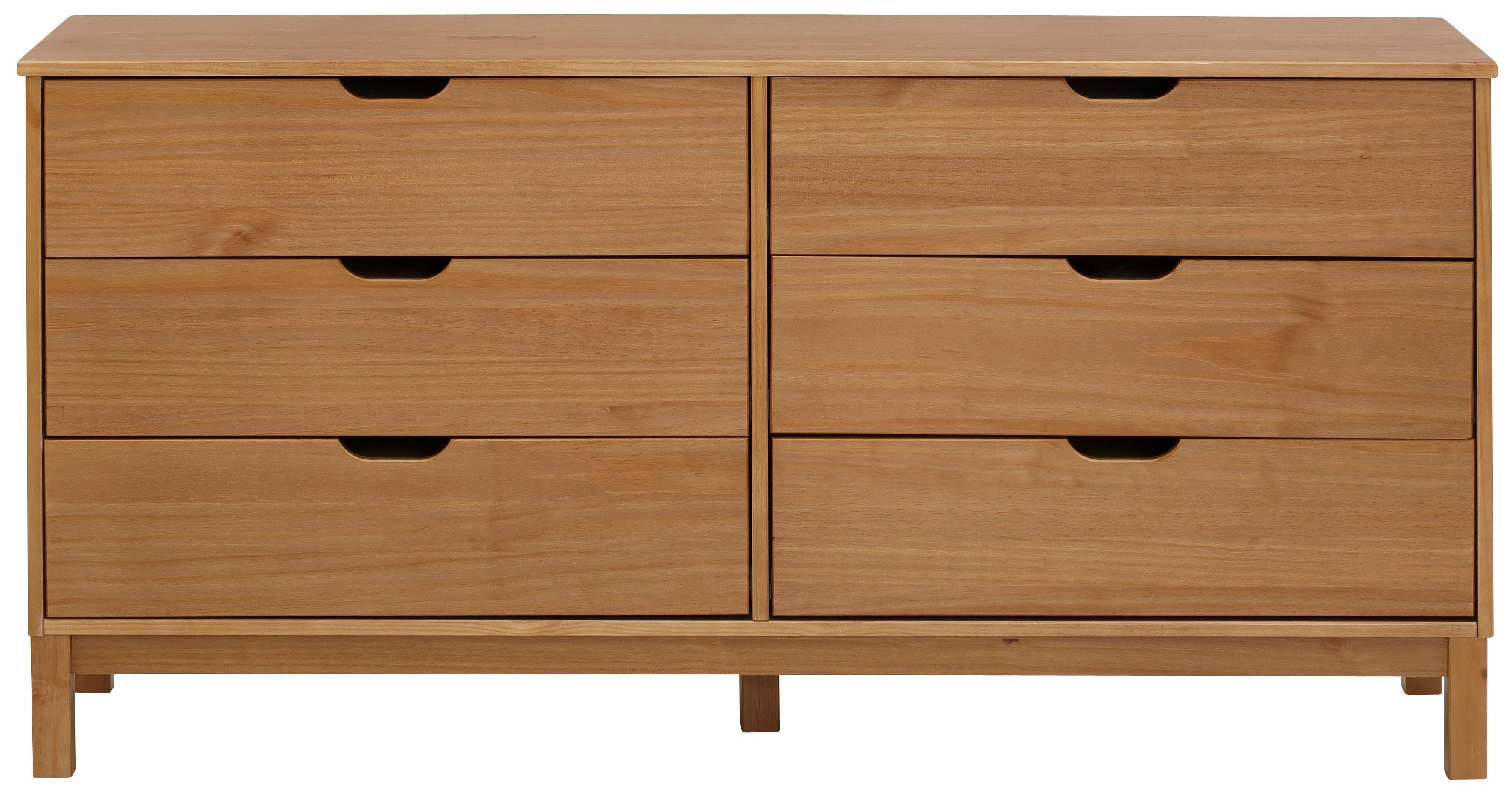 Home affaire Kast Post massief grenenhout, met vele opbergmogelijkheden, breedte 150 cm