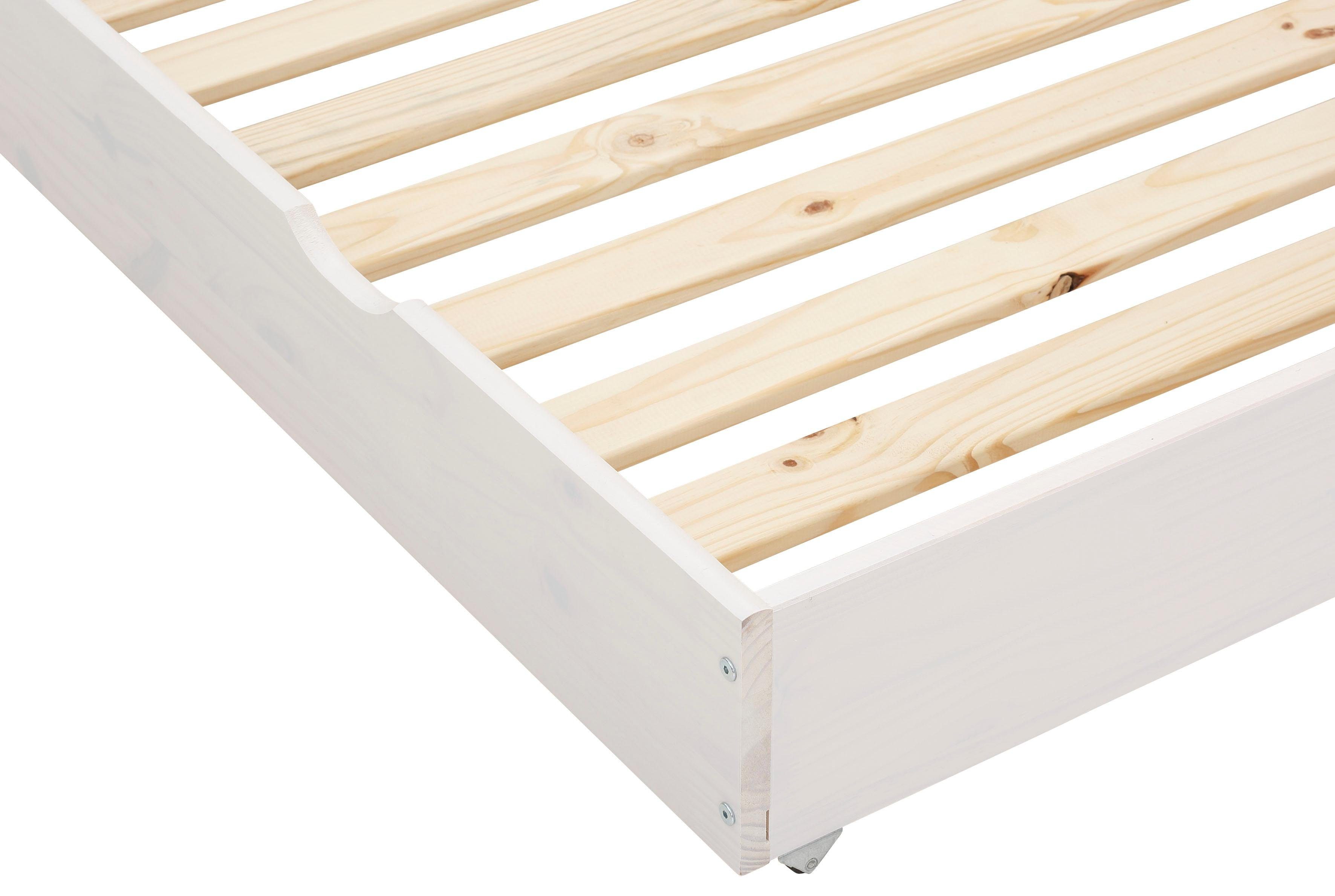 Lüttenhütt Slaapbank Alpi met lade van grenenhout, totale breedte 103 cm, kinderbed (1 stuk)