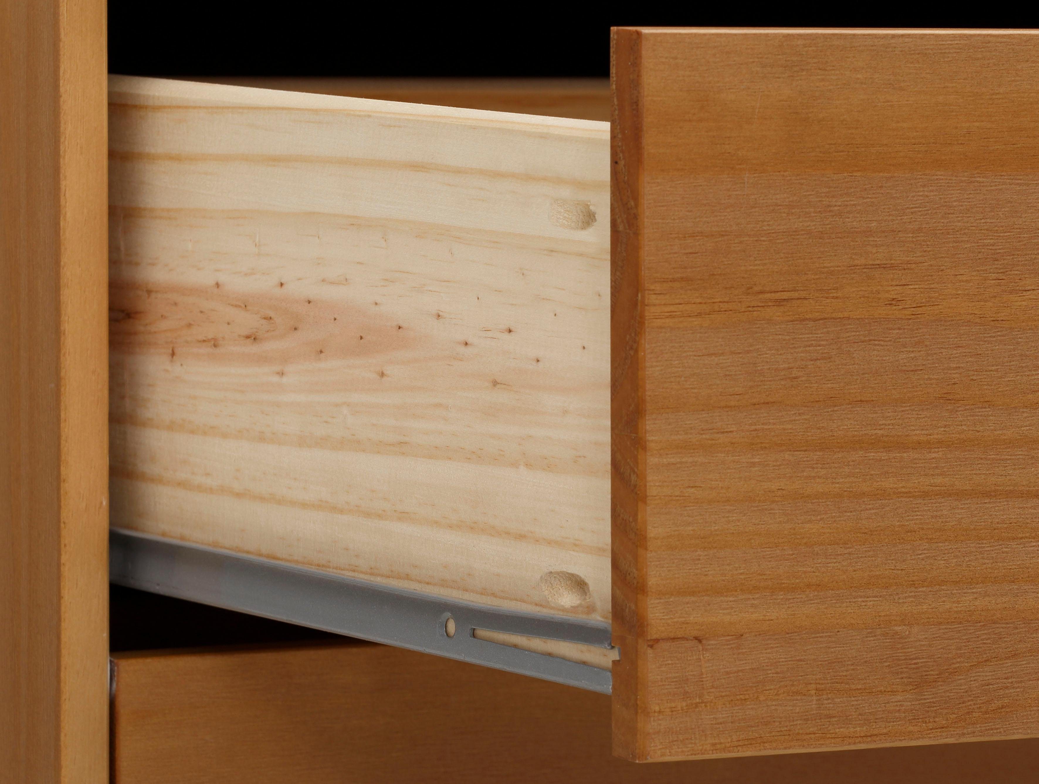 Home affaire Kast Post massief grenenhout, met vele opbergmogelijkheden, breedte 150 cm