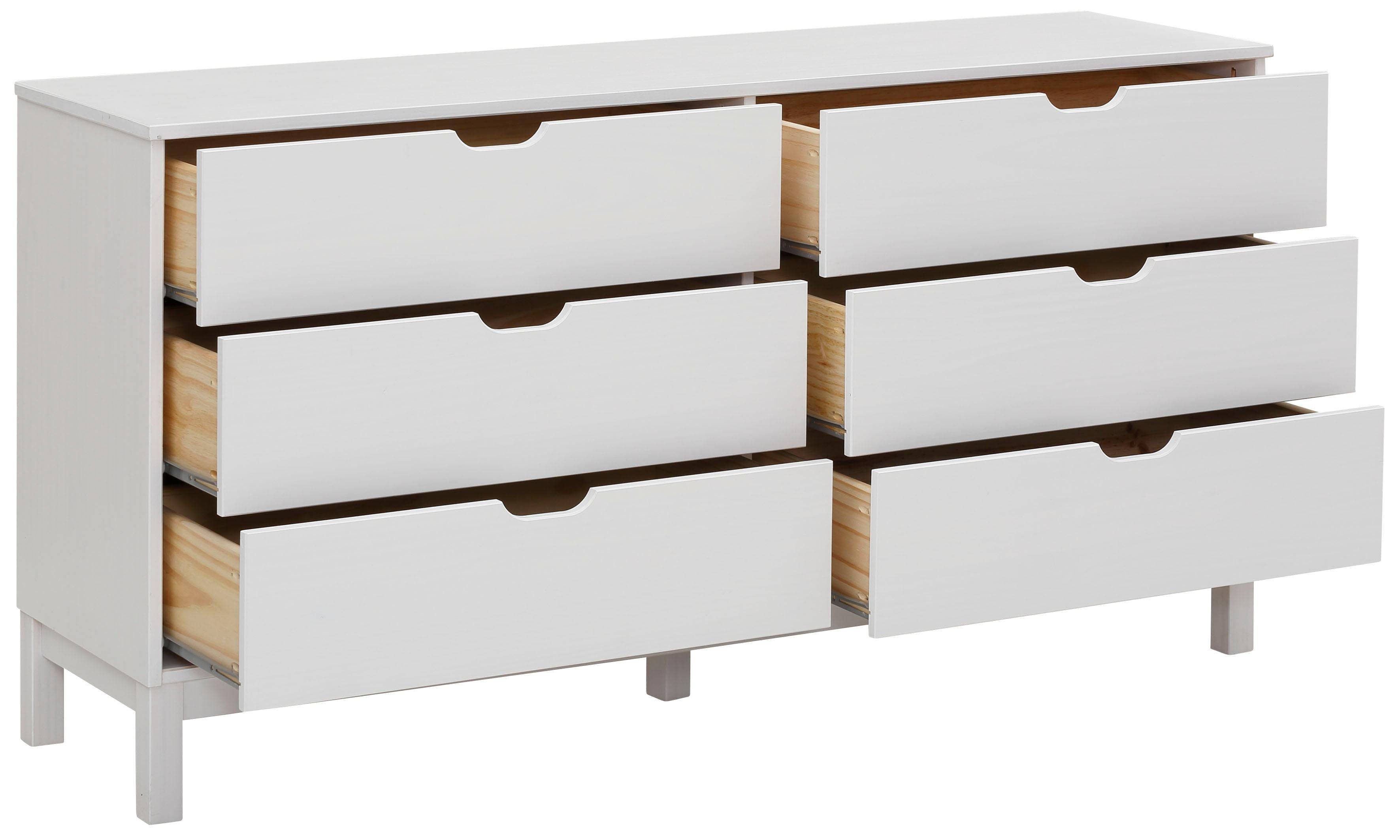 Home affaire Kast Post massief grenenhout, met vele opbergmogelijkheden, breedte 150 cm