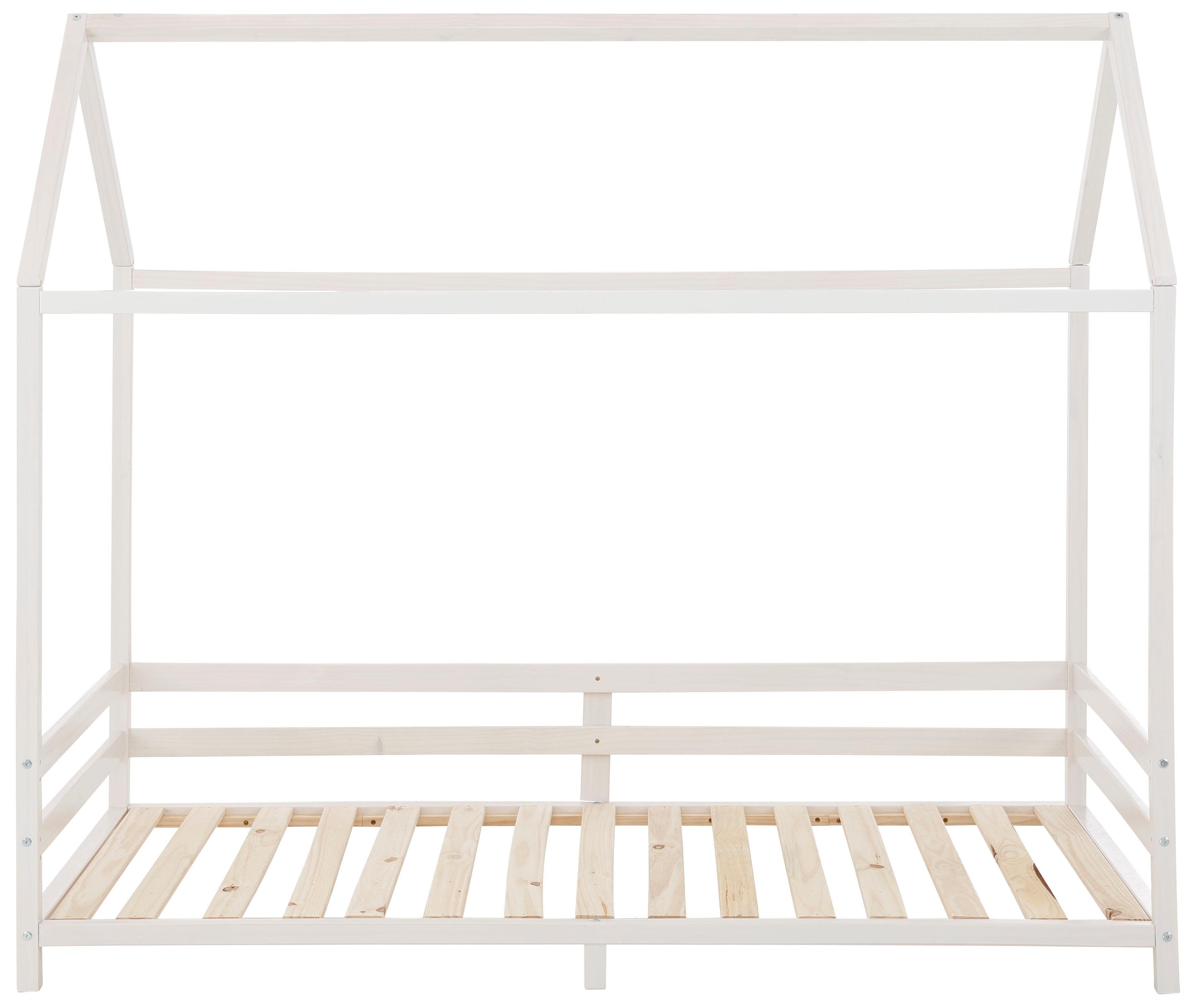 Lüttenhütt Kinderledikant Ellen Bedhuis met rand van grenenhout, twee kleurvarianten, breedte 208 cm