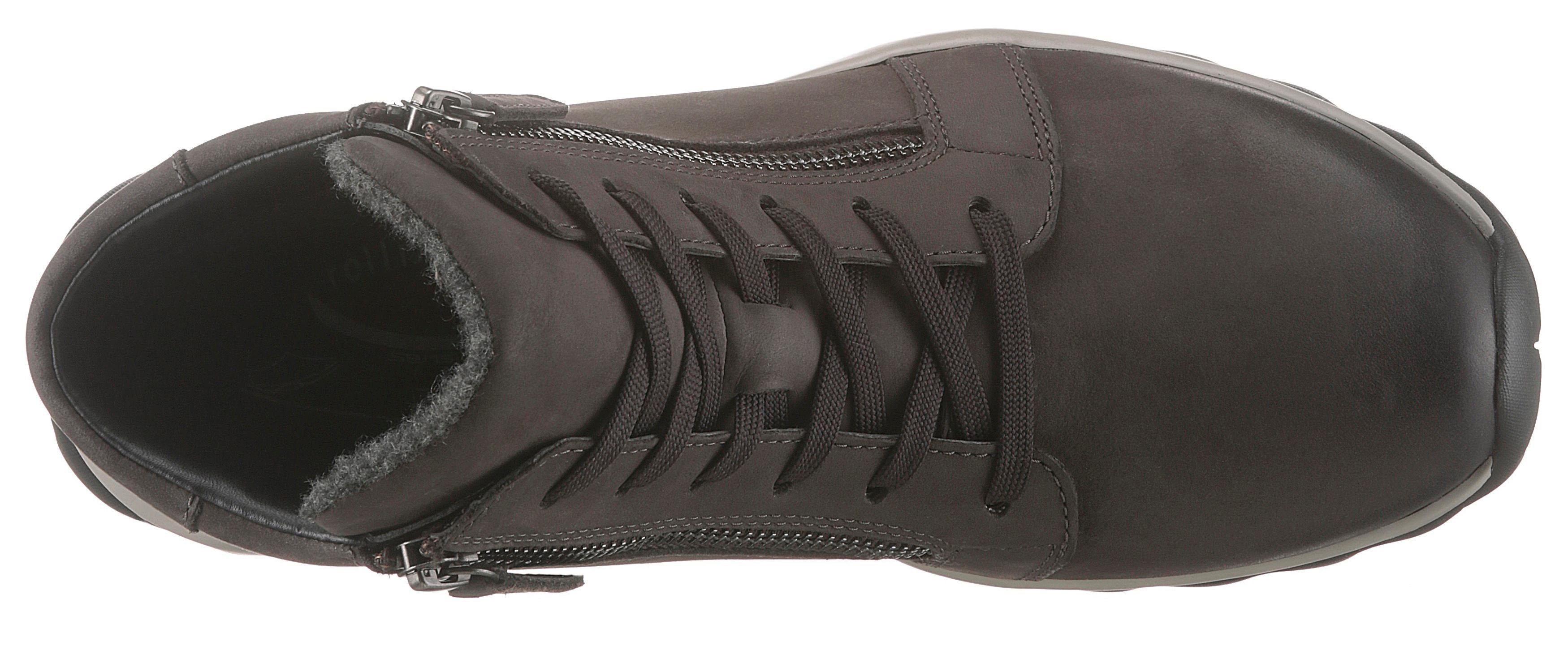 Gabor Rollingsoft Hoge veterschoenen met geprofileerde rubberzool