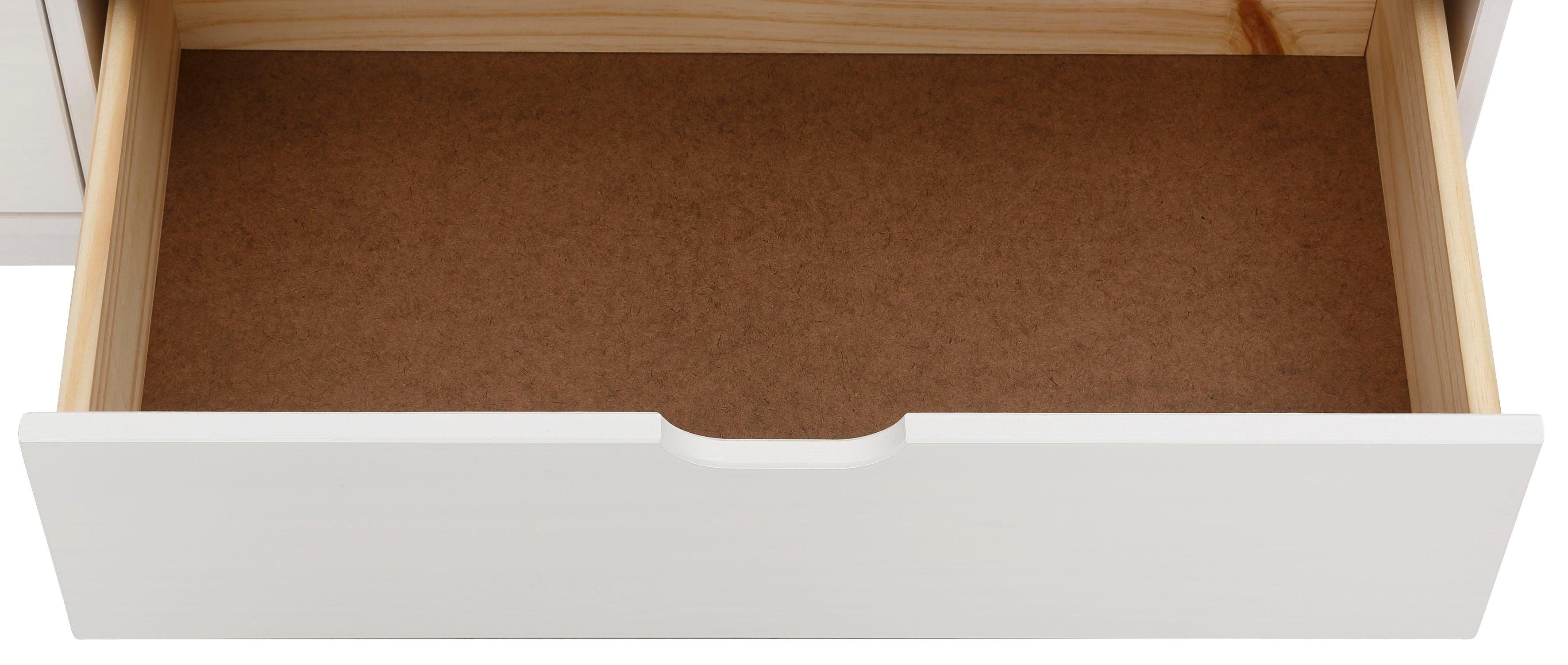 Home affaire Kast Post massief grenenhout, met vele opbergmogelijkheden, breedte 150 cm