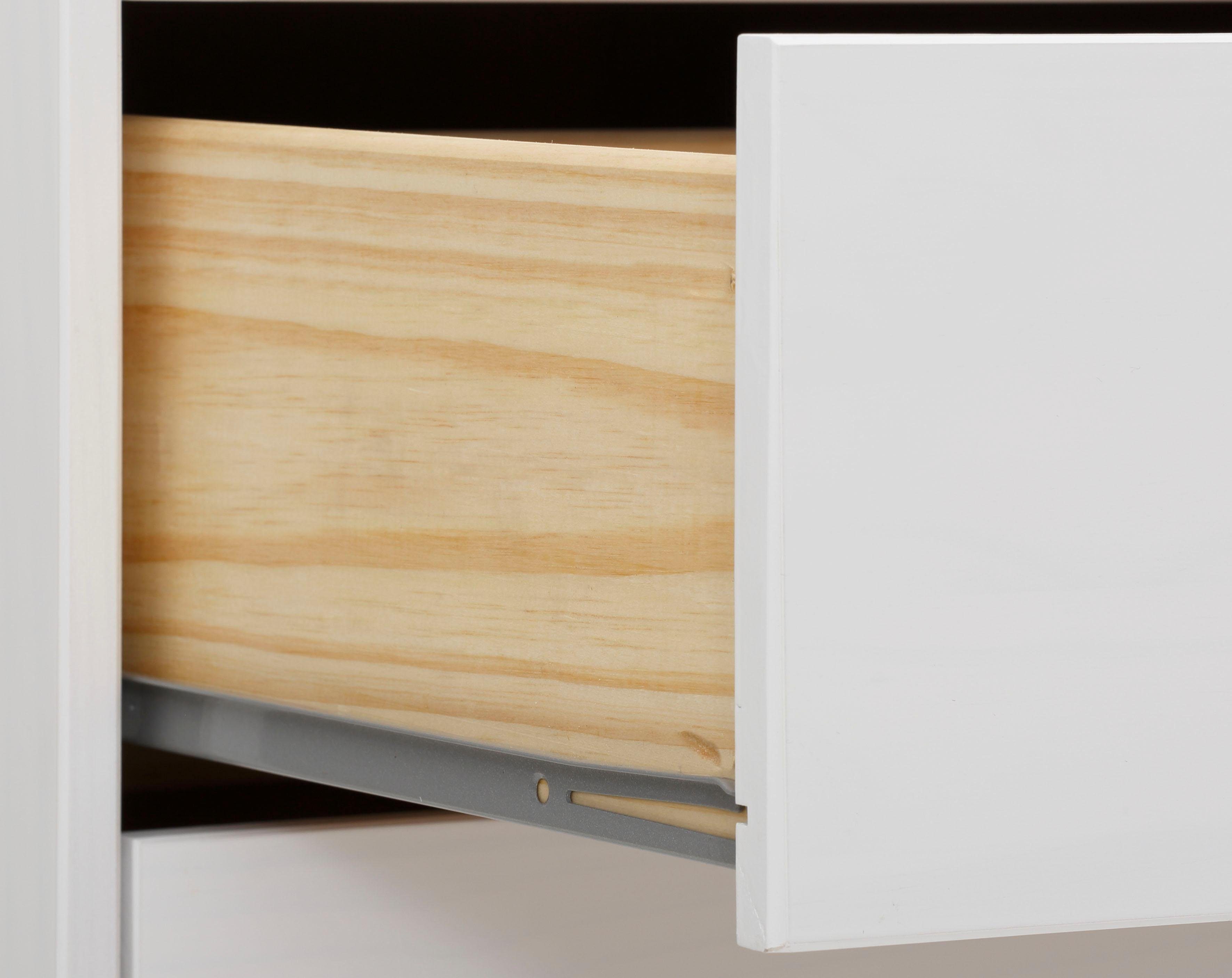 Home affaire Kast Post van massief grenenhout, met opbergmogelijkheden, breedte 76 cm