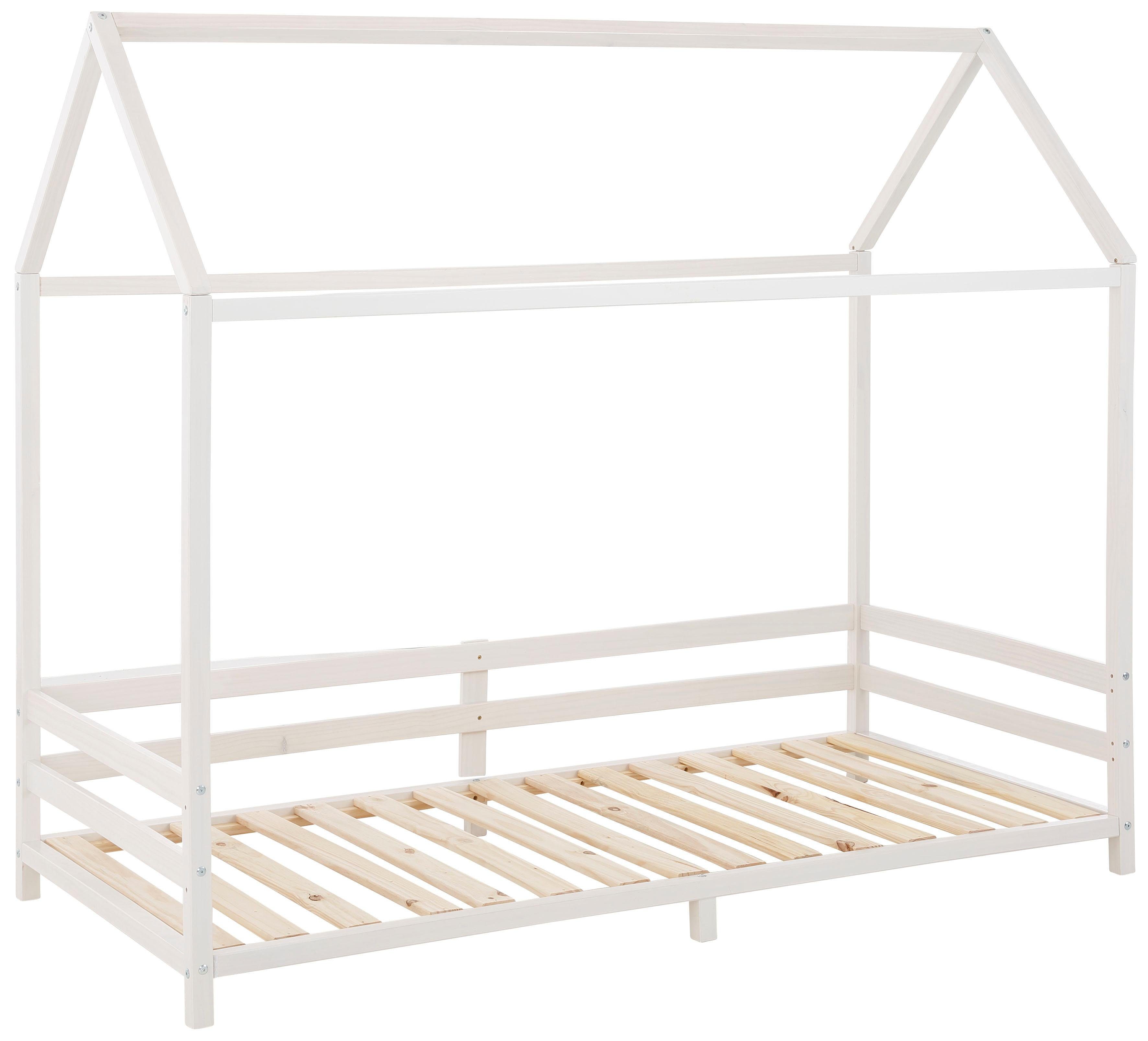 Lüttenhütt Kinderledikant Ellen Bedhuis met rand van grenenhout, twee kleurvarianten, breedte 208 cm