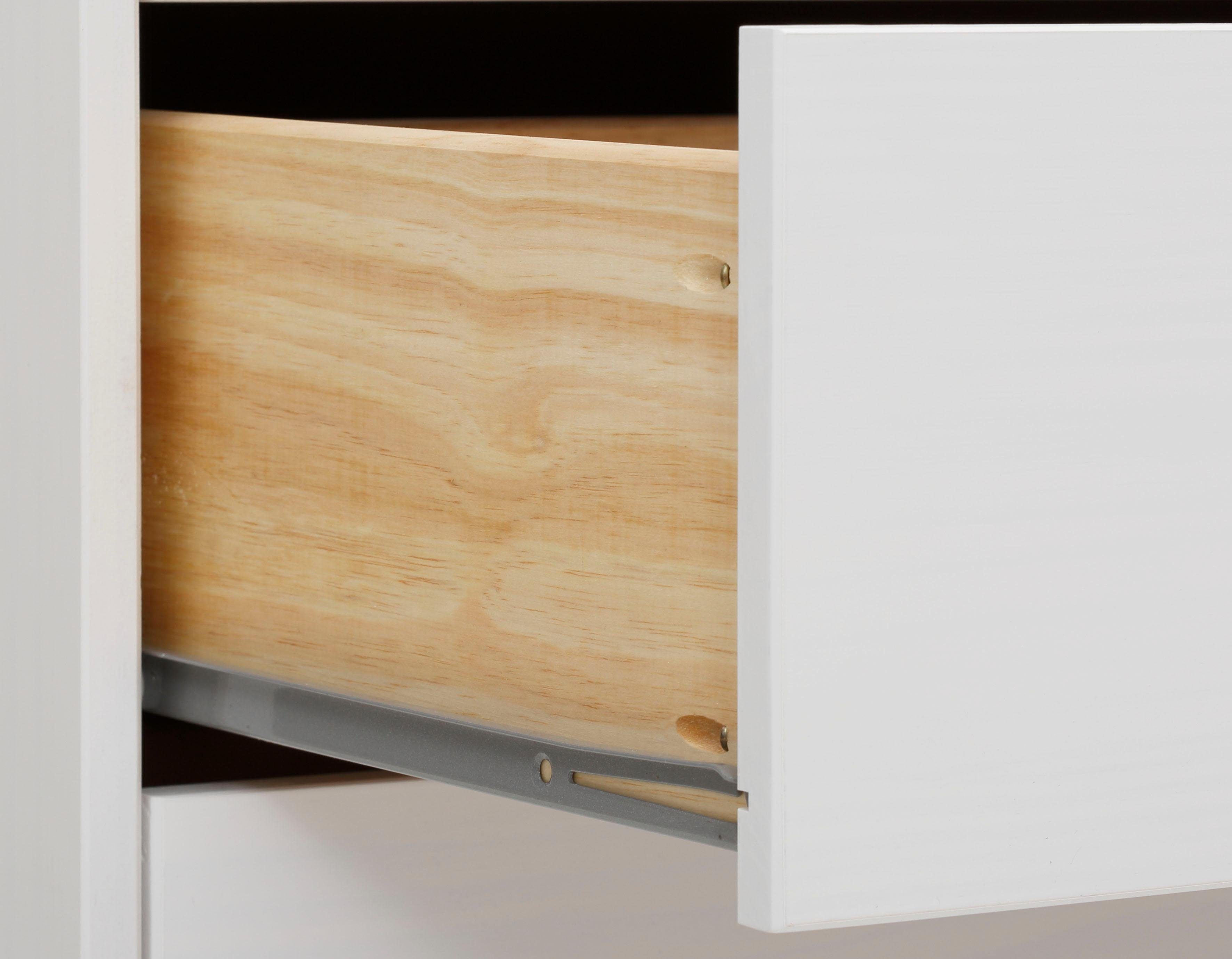 Home affaire Kast Post massief grenenhout, met vele opbergmogelijkheden, breedte 150 cm