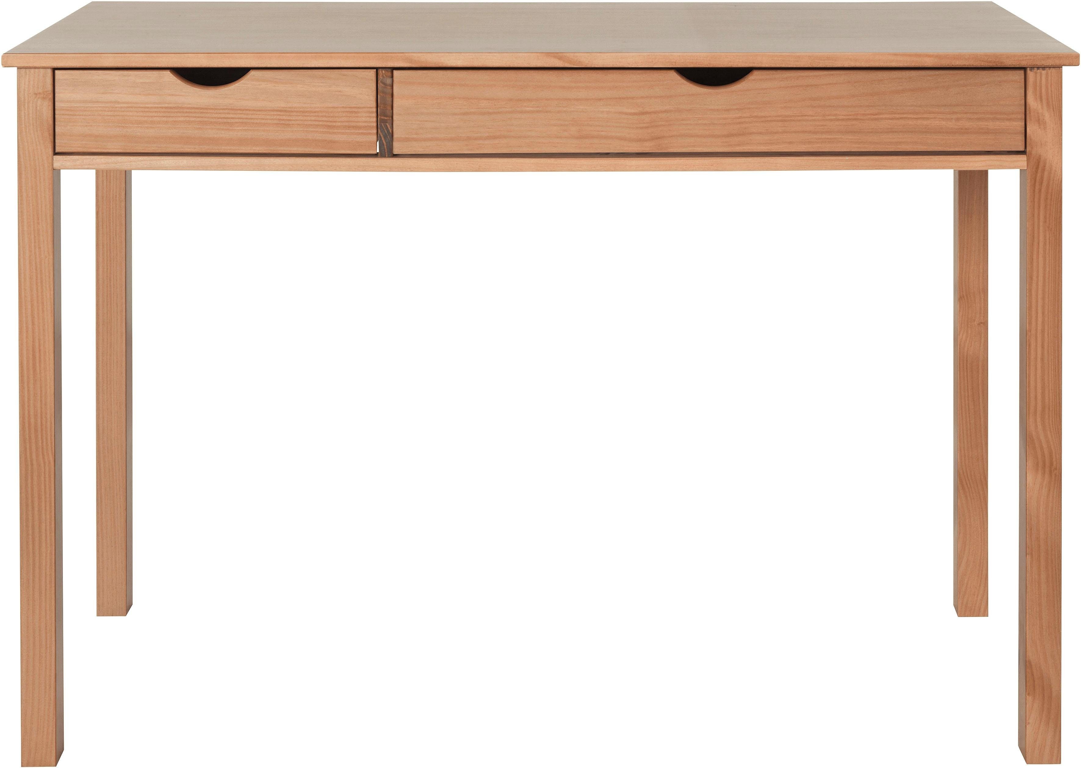 INOSIGN Bureau Gava massief grenenhout, voor het thuiskantoor, laptoptafel breedte 120 cm