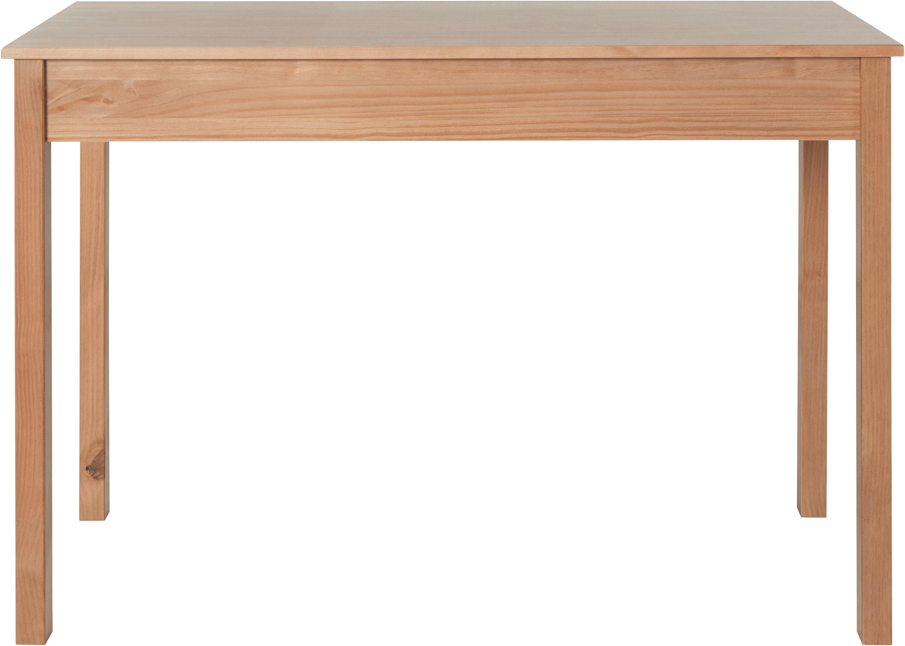 INOSIGN Bureau Gava massief grenenhout, voor het thuiskantoor, laptoptafel breedte 120 cm