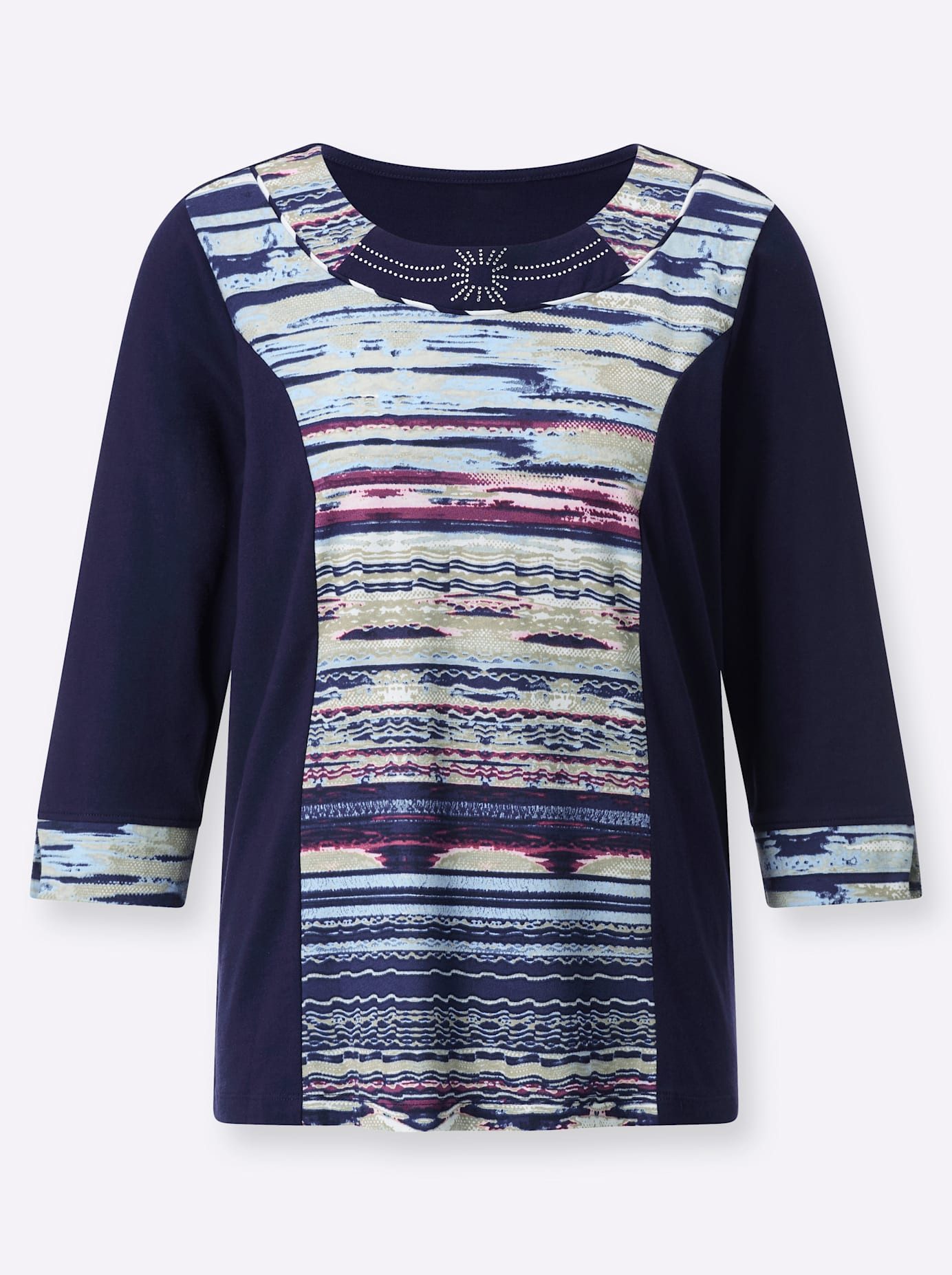 Classic Basics Shirt met 3 4 mouwen Shirt (1-delig)