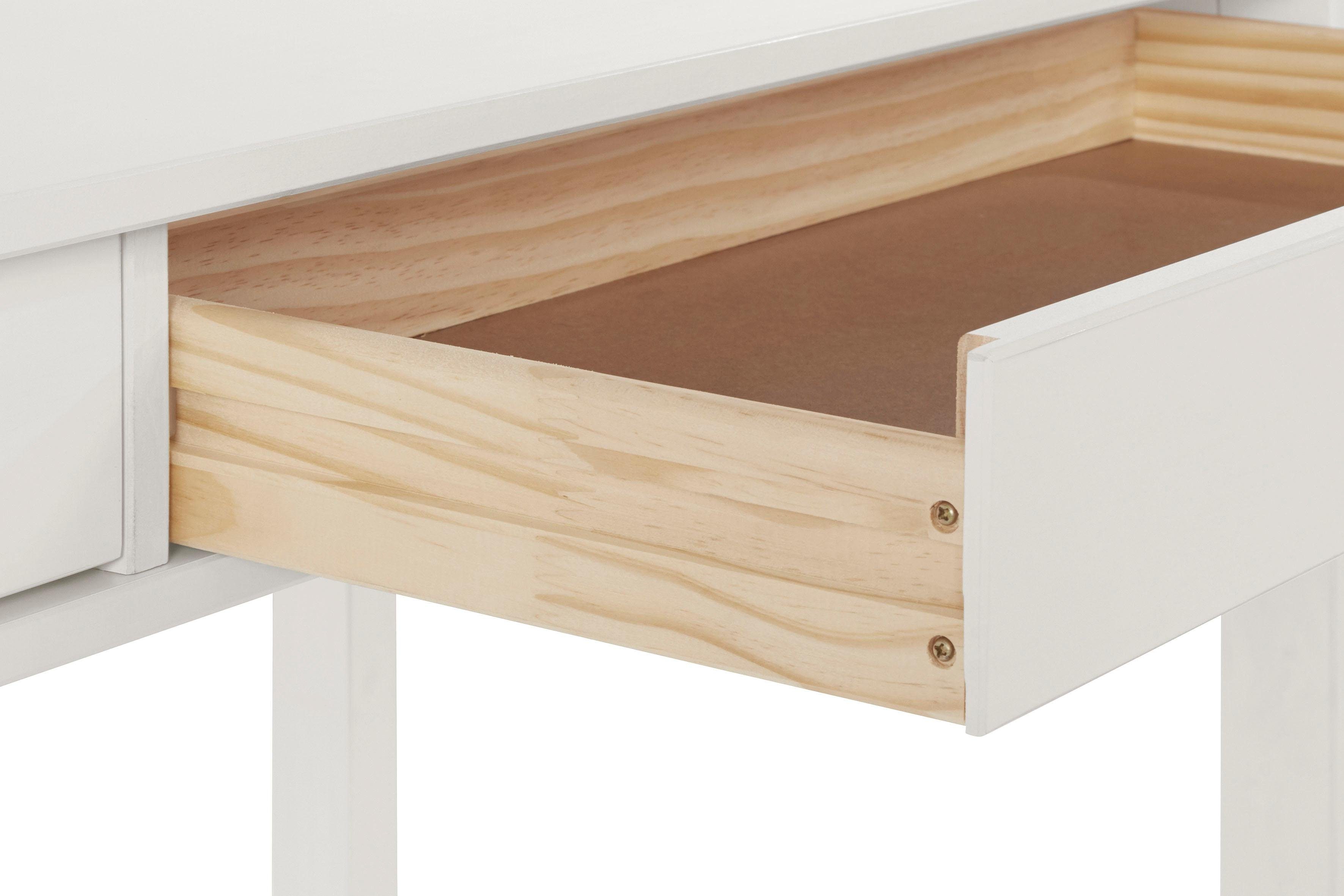 INOSIGN Bureau Gava massief grenenhout, voor het thuiskantoor, laptoptafel breedte 120 cm