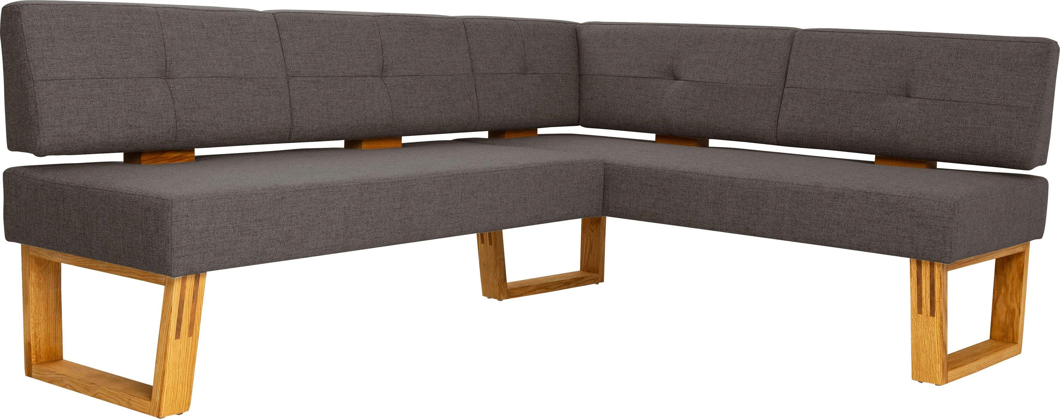 Home affaire Eethoek Ponza hoekbank keuken BESTSELLER Eetkamer zitgroep stoelen tafel en bank comfortabel gepolsterd (set, 4-delig)