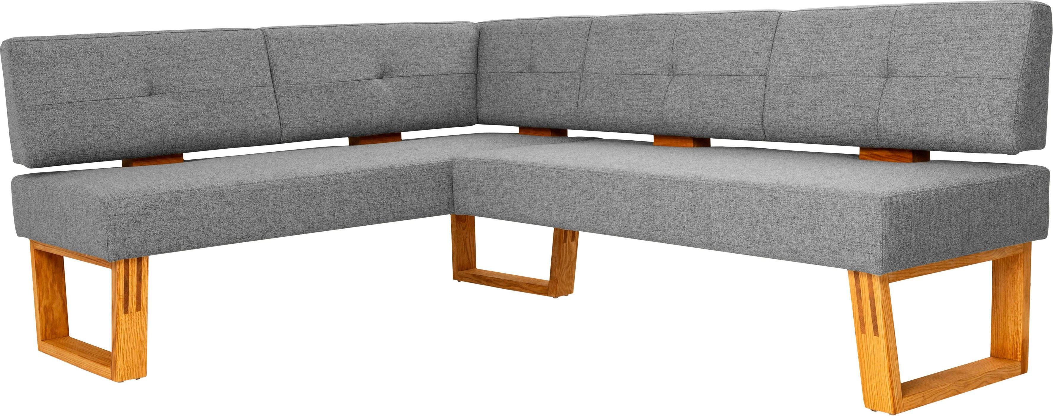 Home affaire Eethoek Ponza hoekbank keuken BESTSELLER Eetkamer zitgroep stoelen tafel en bank comfortabel gepolsterd (set, 4-delig)