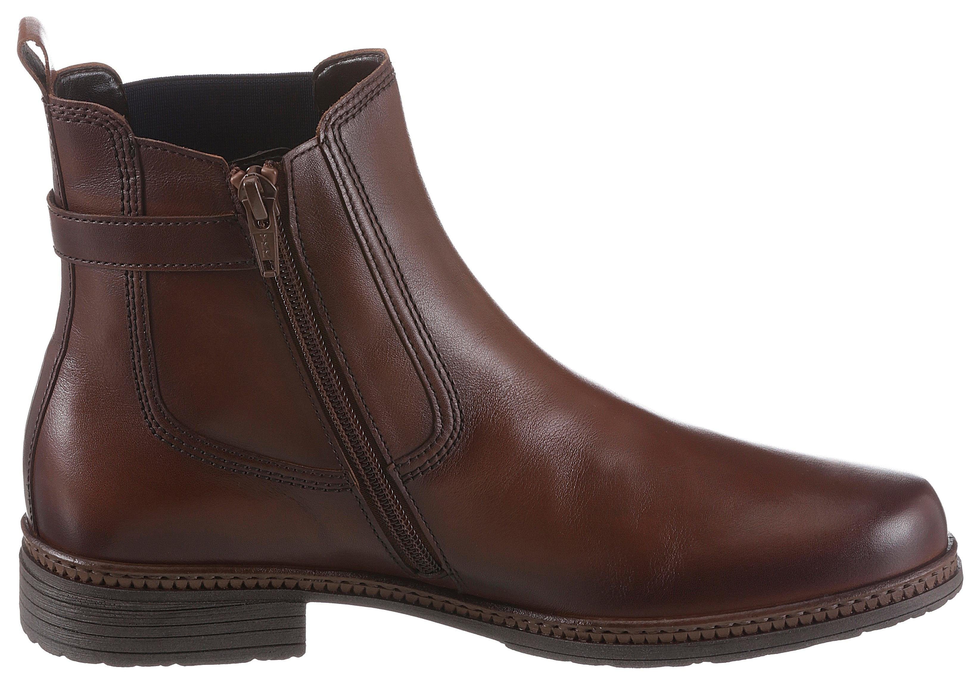 Gabor Chelsea-boots blokhak, enkellaarsje, businessmode met stretch inzet