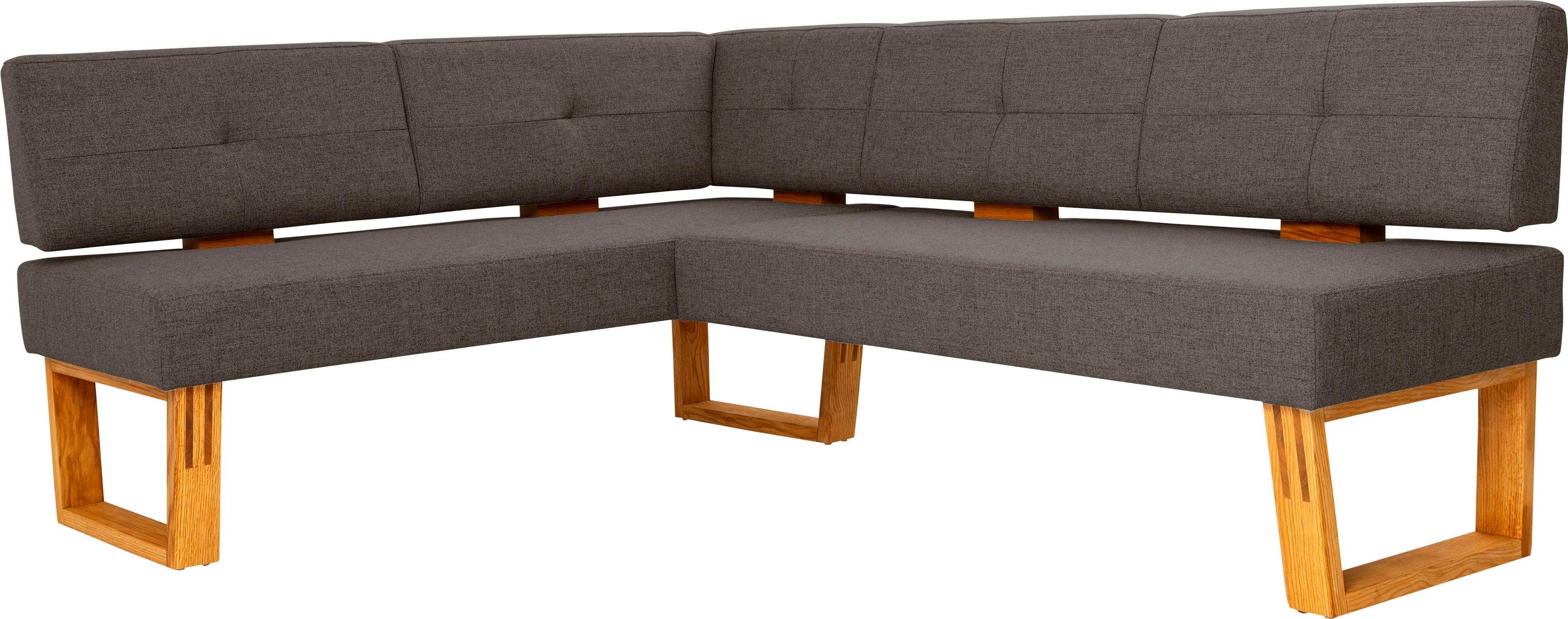 Home affaire Eethoek Ponza hoekbank keuken BESTSELLER Eetkamer zitgroep stoelen tafel en bank comfortabel gepolsterd (set, 4-delig)