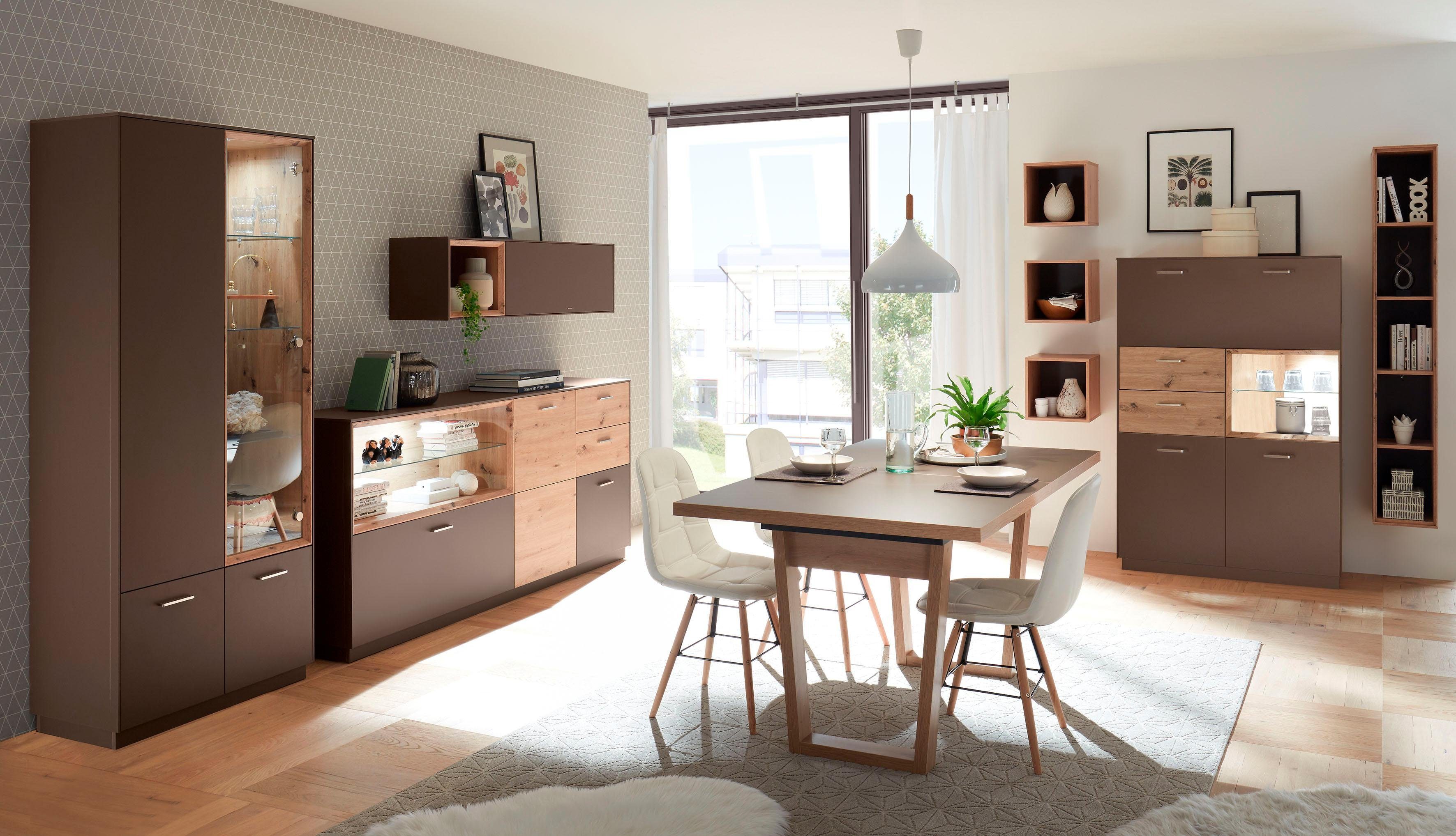 Mäusbacher Hangende vitrinekast FRAME Breedte 35