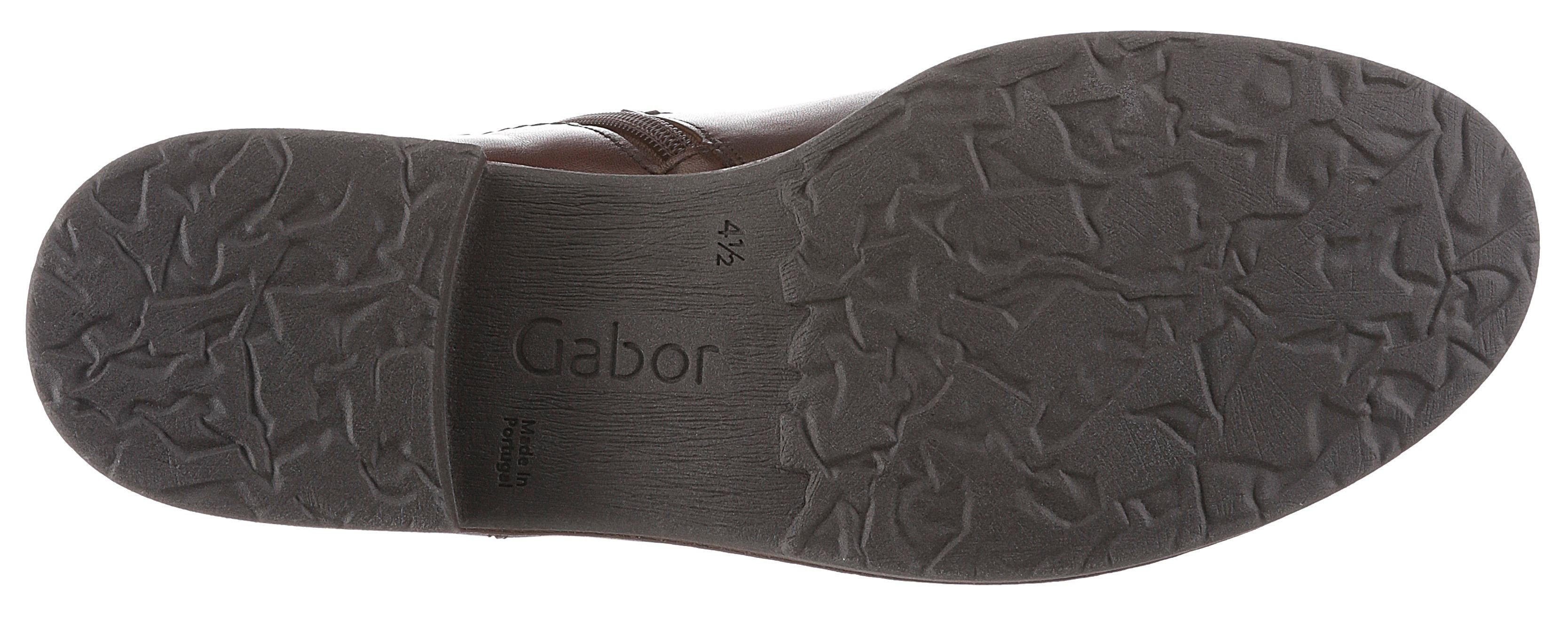 Gabor Chelsea-boots blokhak, enkellaarsje, businessmode met stretch inzet