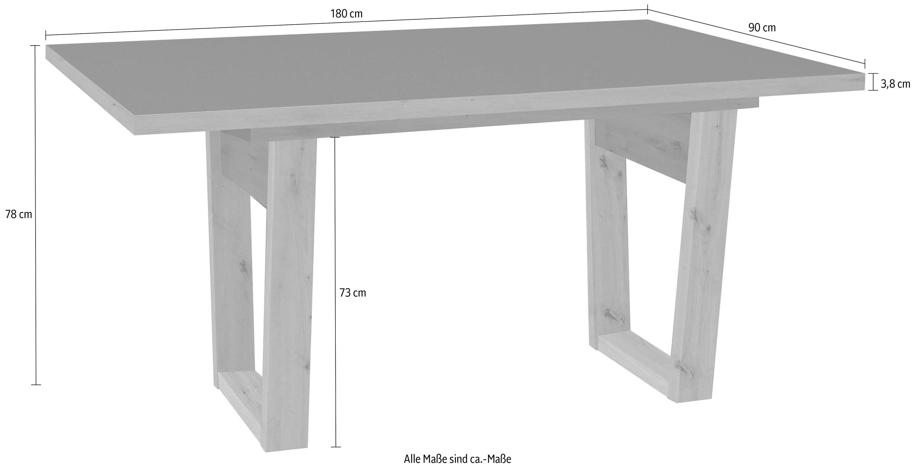 Mäusbacher Eettafel FRAME Breedte 180 cm