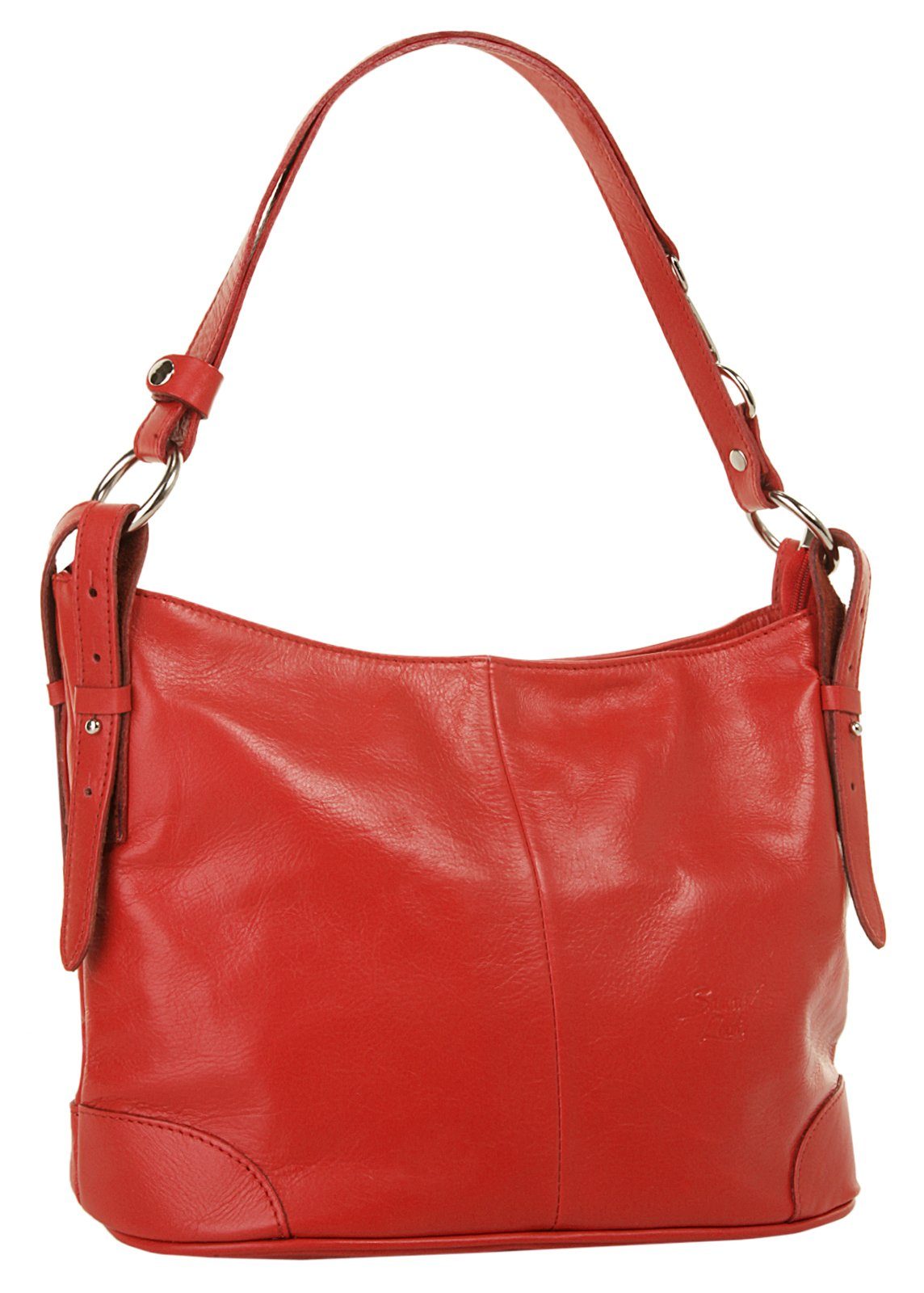 Samantha Look Schoudertas echt leer, made in italy