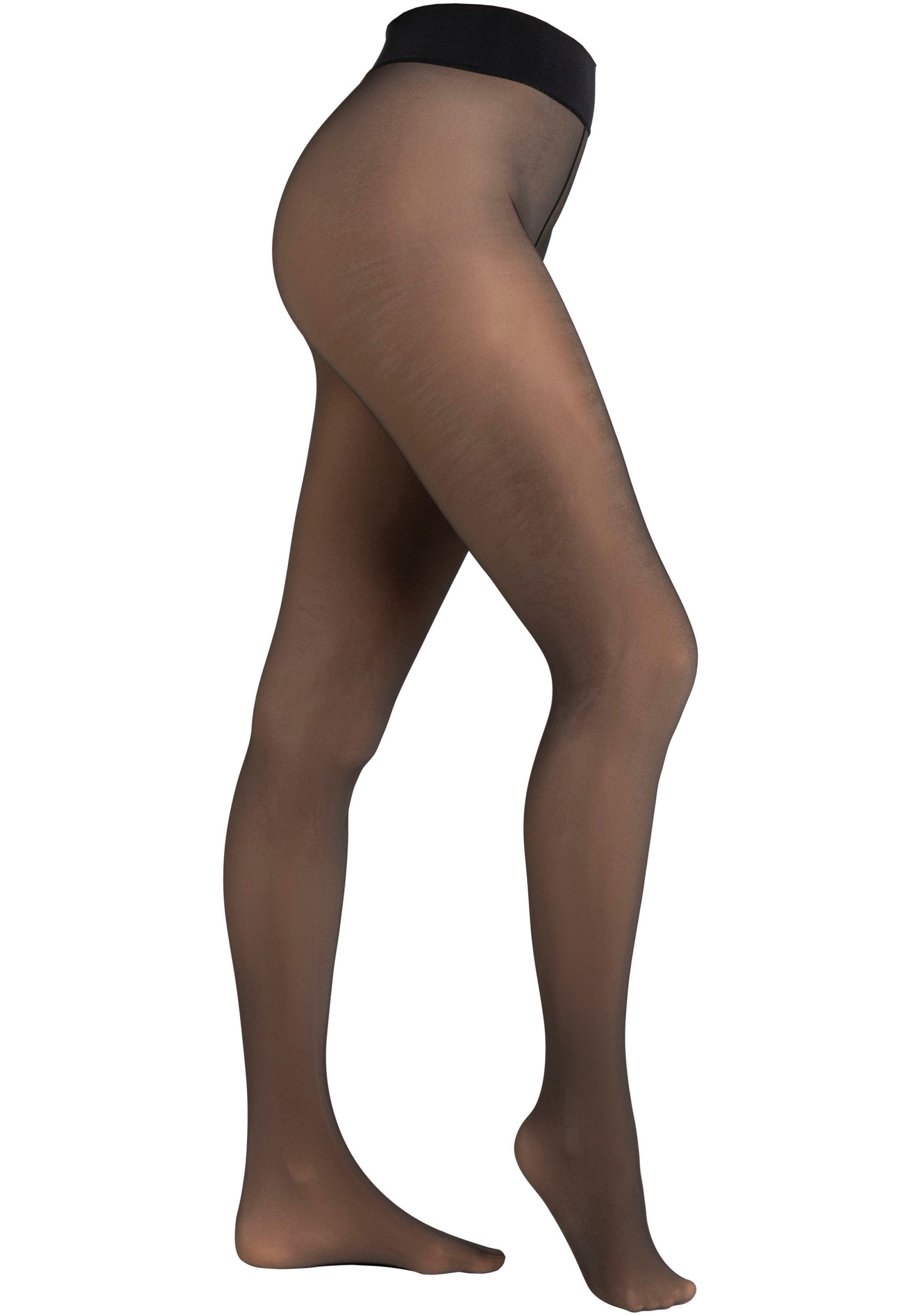 Camano Maillot Comfort Thermo warme & transparante panty, 120DEN, comfort katoen kruis (1-pack)