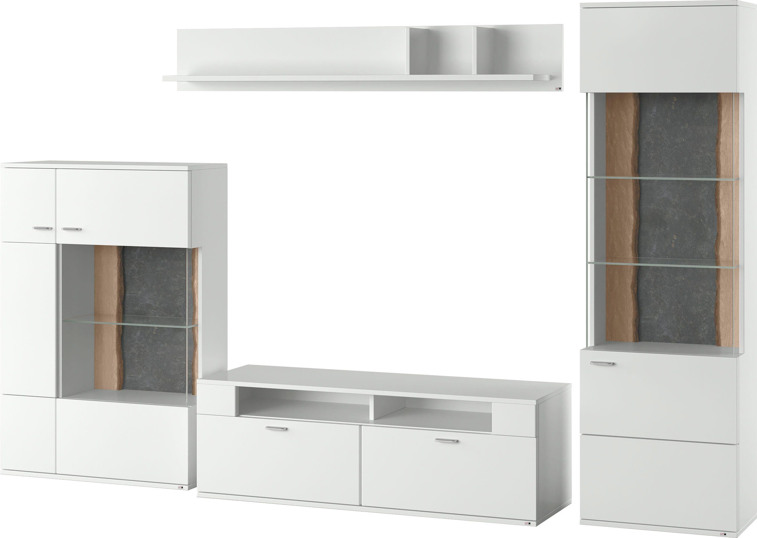set one by Musterring Wandmeubel Tacoma Type 52, met wandboard (set, 4-delig)