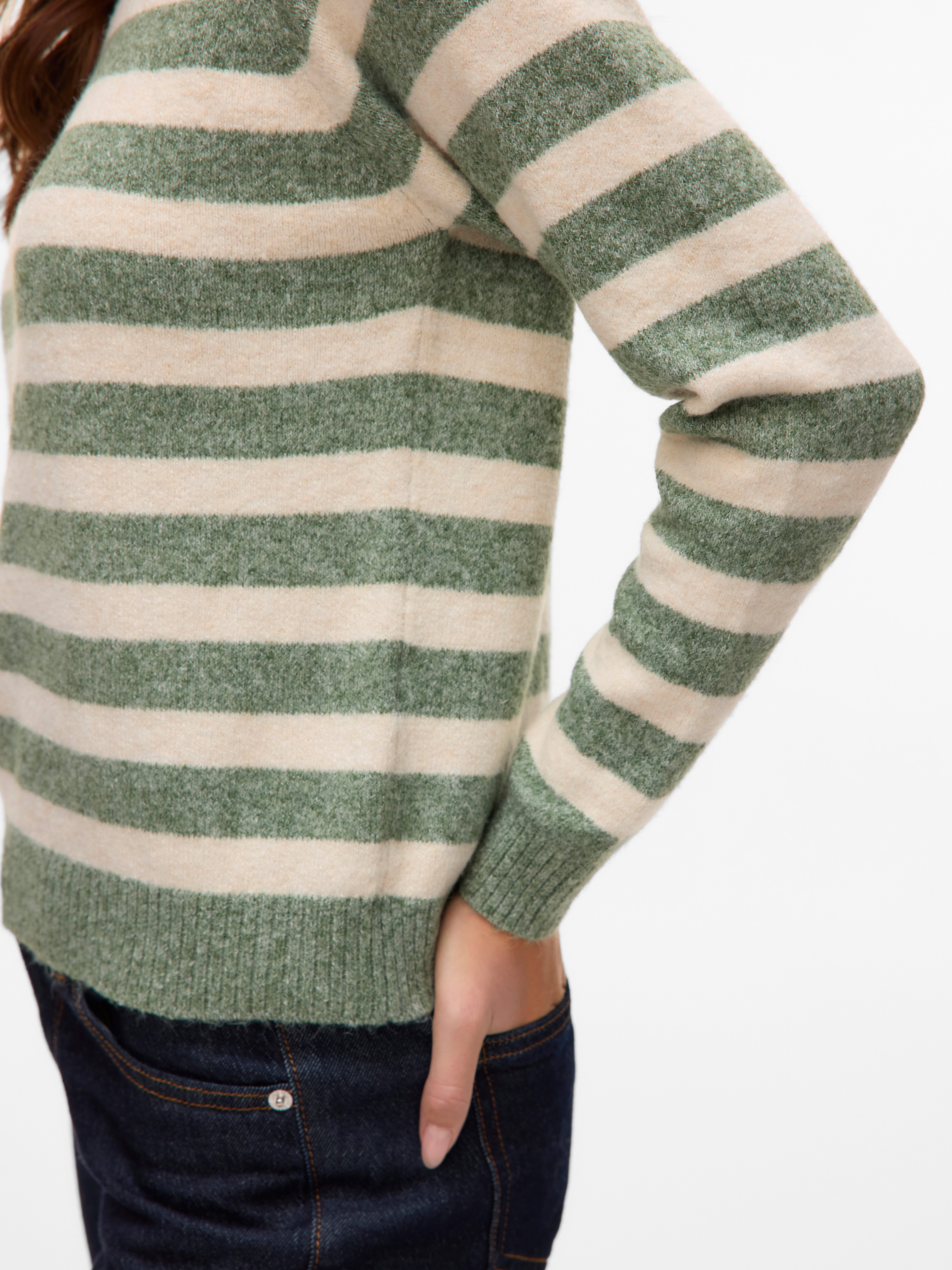 Vero Moda Trui met ronde hals VMDOFFY LS O-NECK BLOUSE GA NOOS