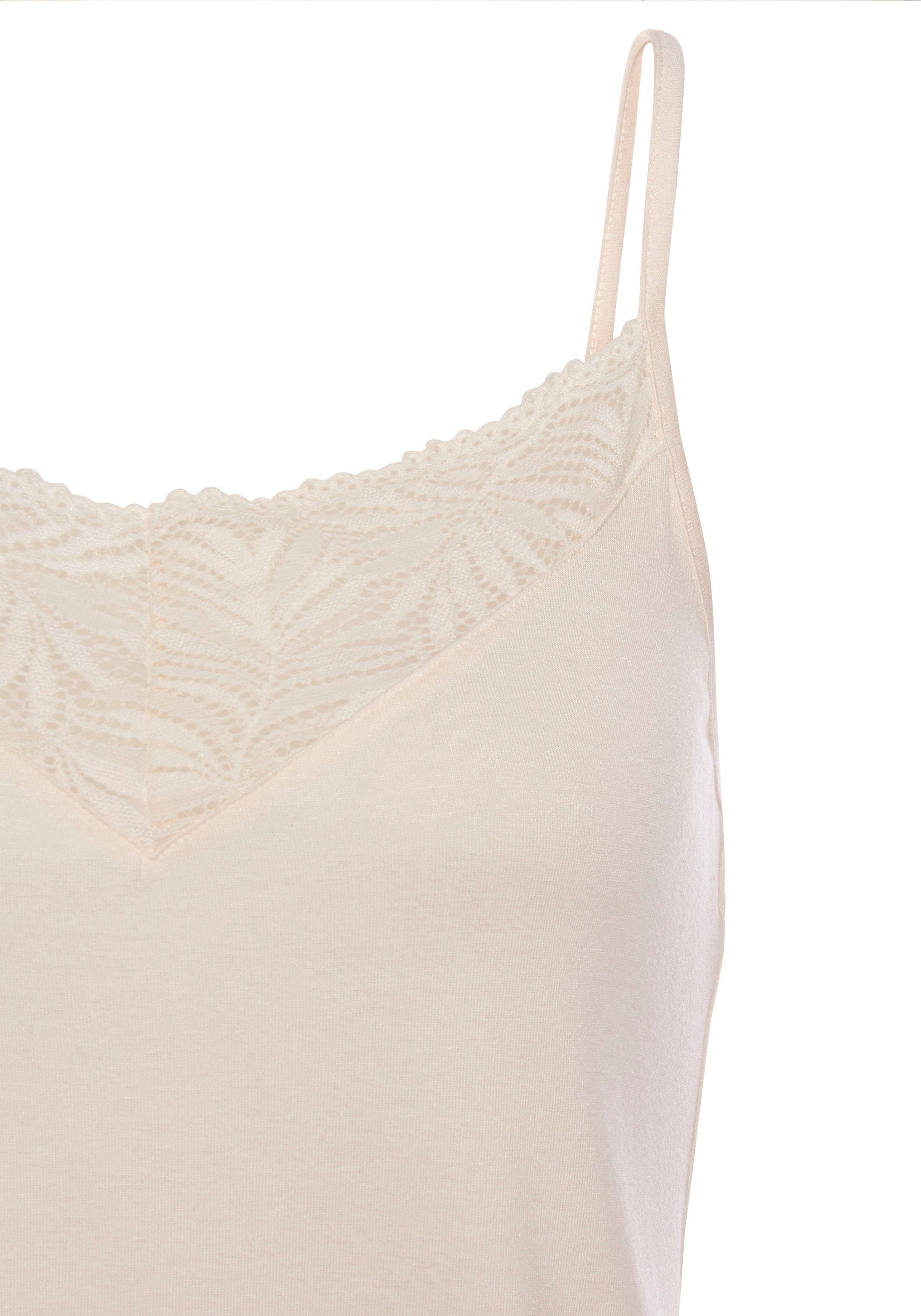 Lascana Kanten top met chique kanten details