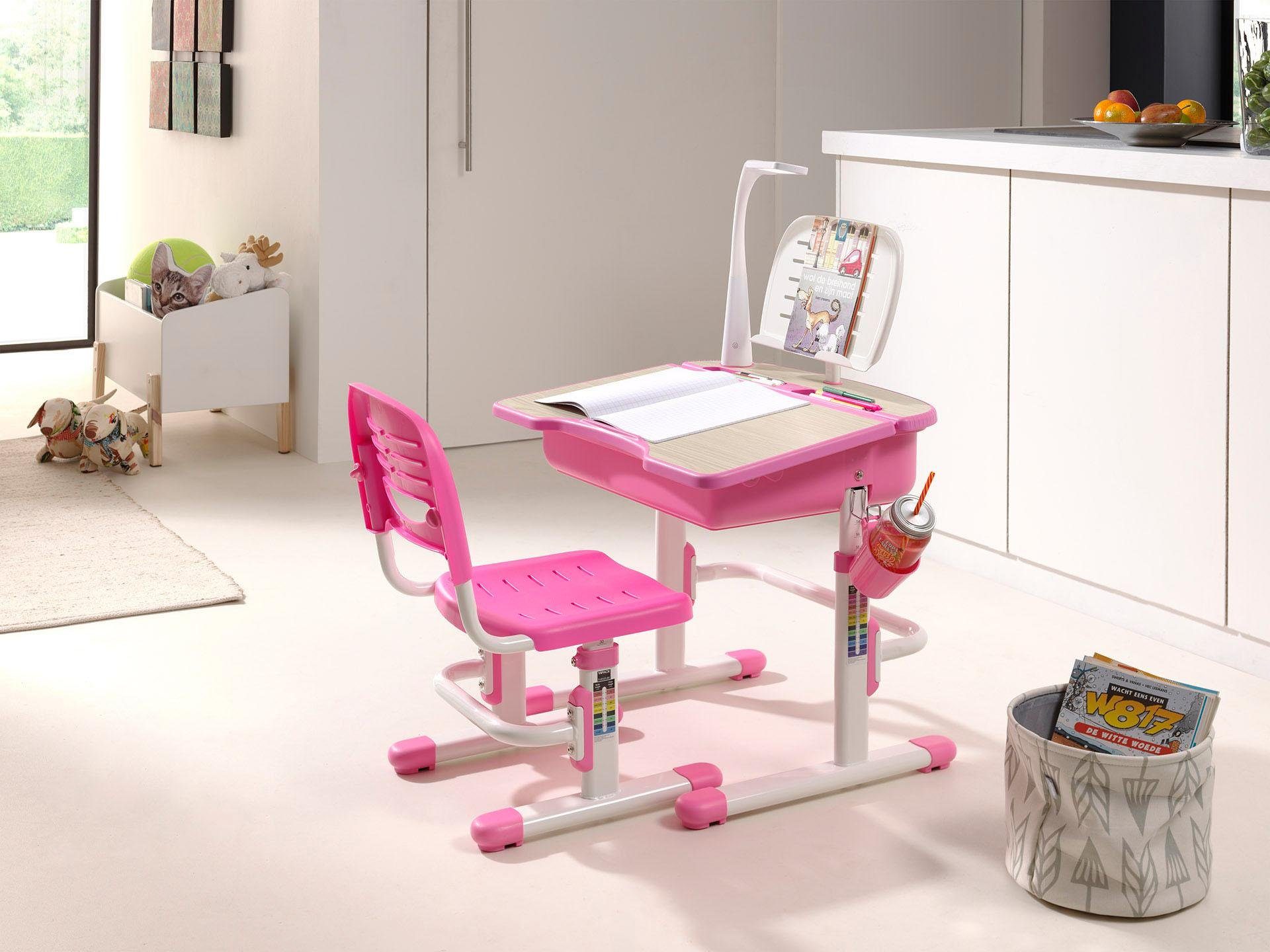 Kinderbureau roze