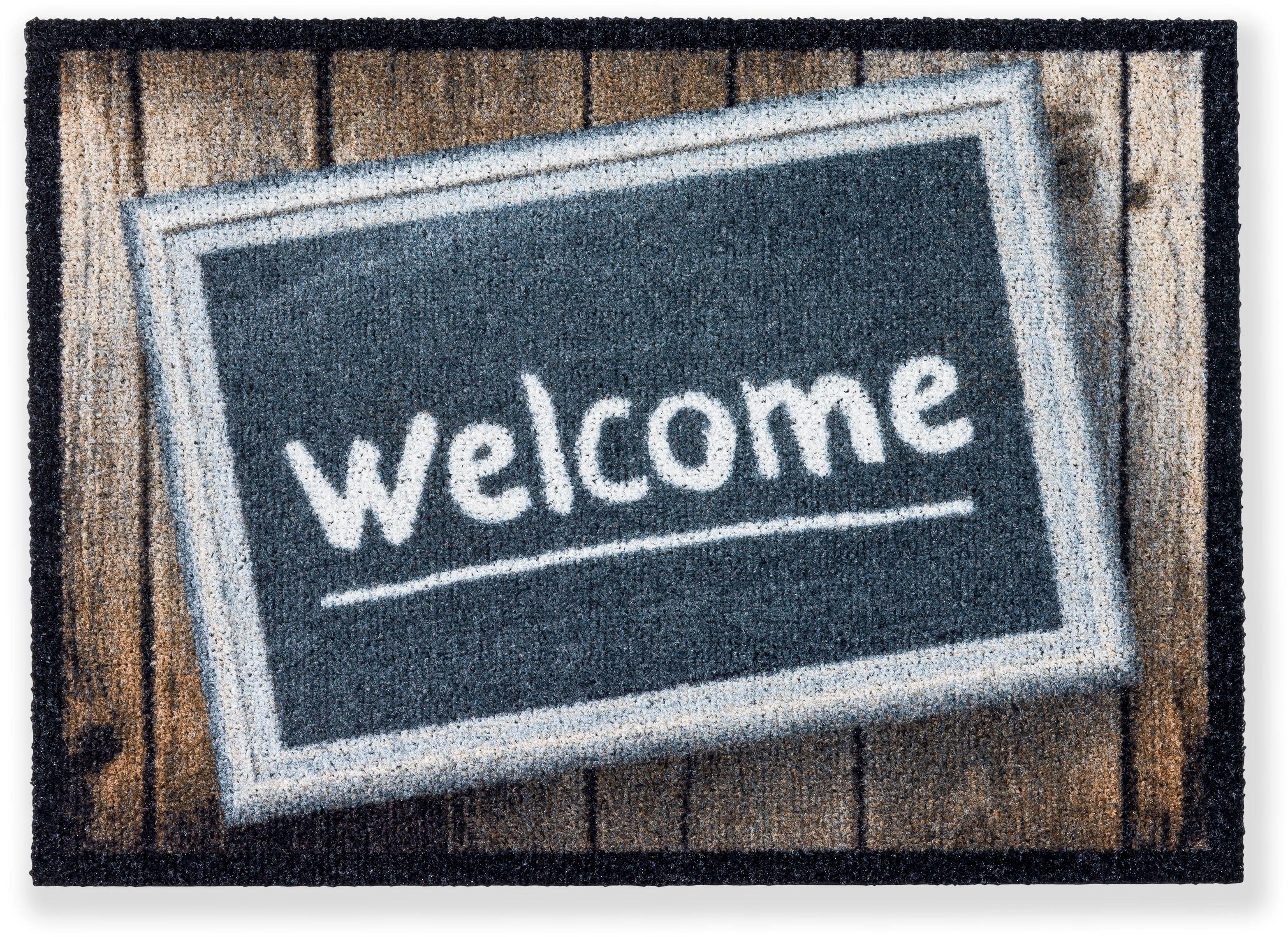 ASTRA Mat Deco Brush 1630, Welcome Inloopmat, met quote, geschikt voor binnen en buiten