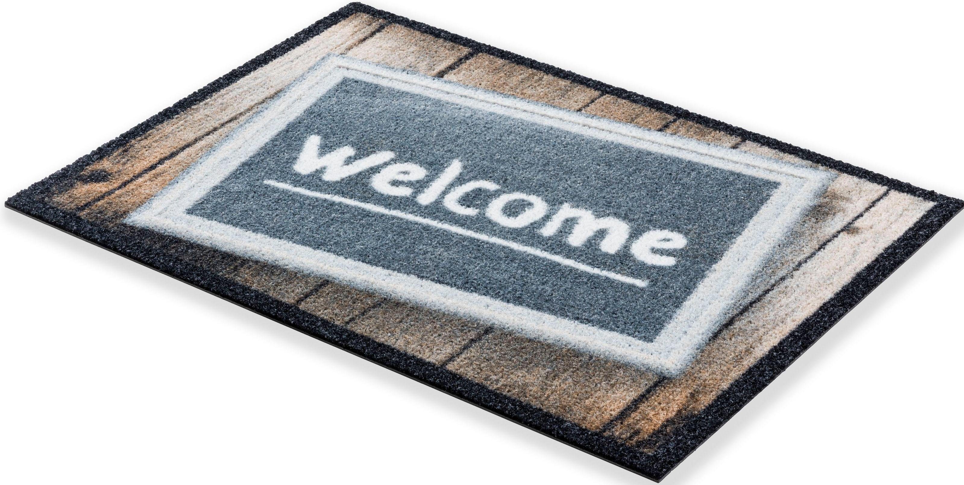 ASTRA Mat Deco Brush 1630, Welcome Inloopmat, met quote, geschikt voor binnen en buiten