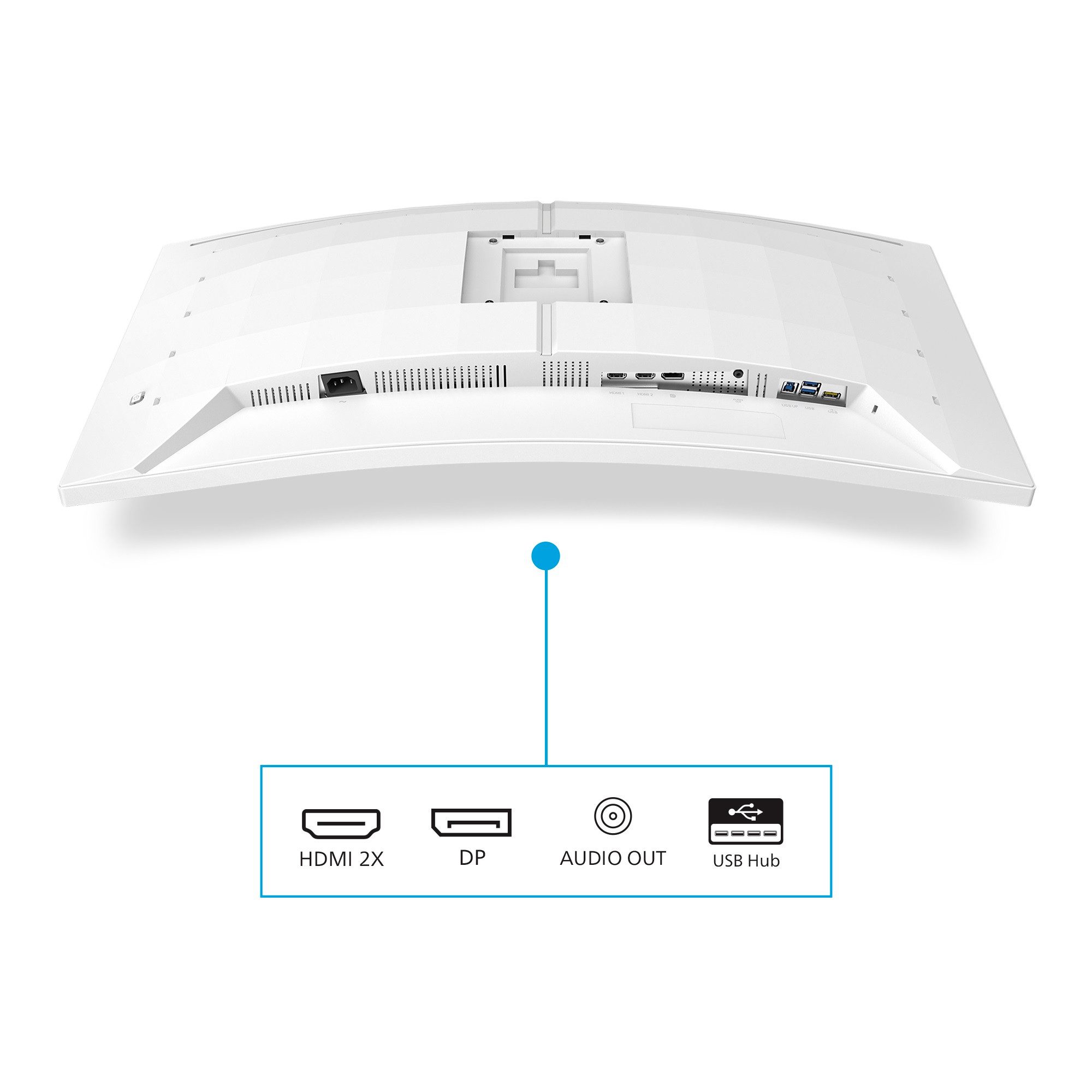 Philips Curved-gaming-ledscherm 34M2C5501A, 86,4 cm / 34", WQHD, Hoogte, draaiing, helling