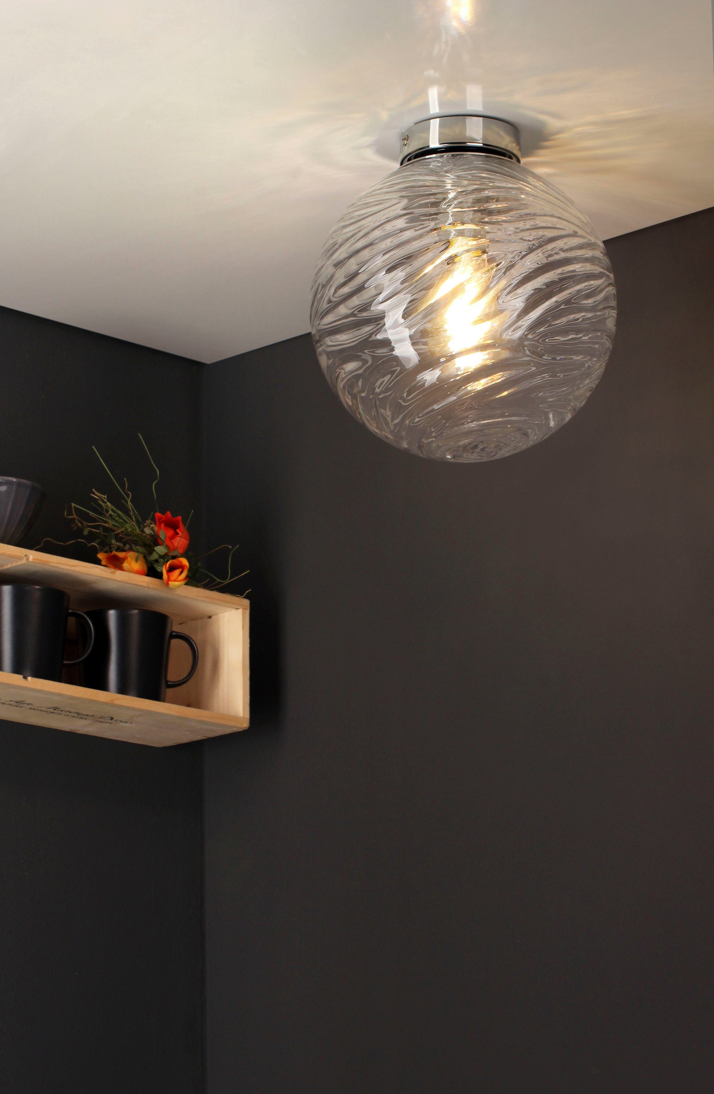 ECO-LIGHT Hanglamp Nereide hoogwaardig glas (1 stuk)