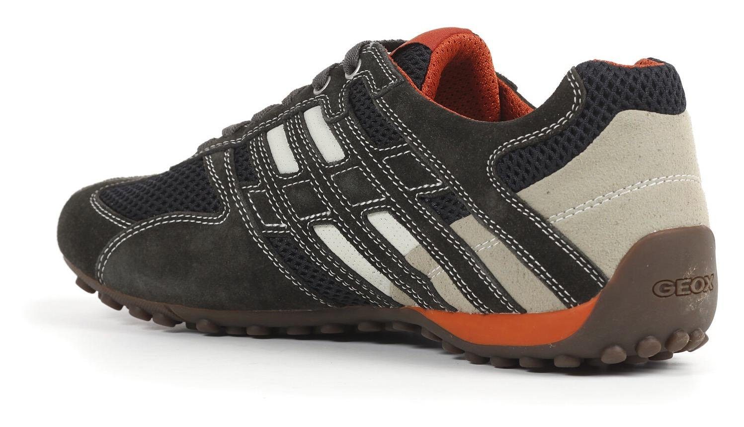 Geox Sneakers Snake met geox speciale membraan, vrijetijdsschoen, lage schoen, veterschoen