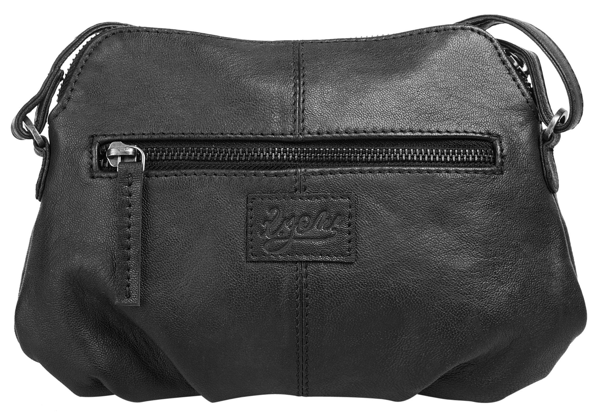 X-Zone Schoudertas echt leder
