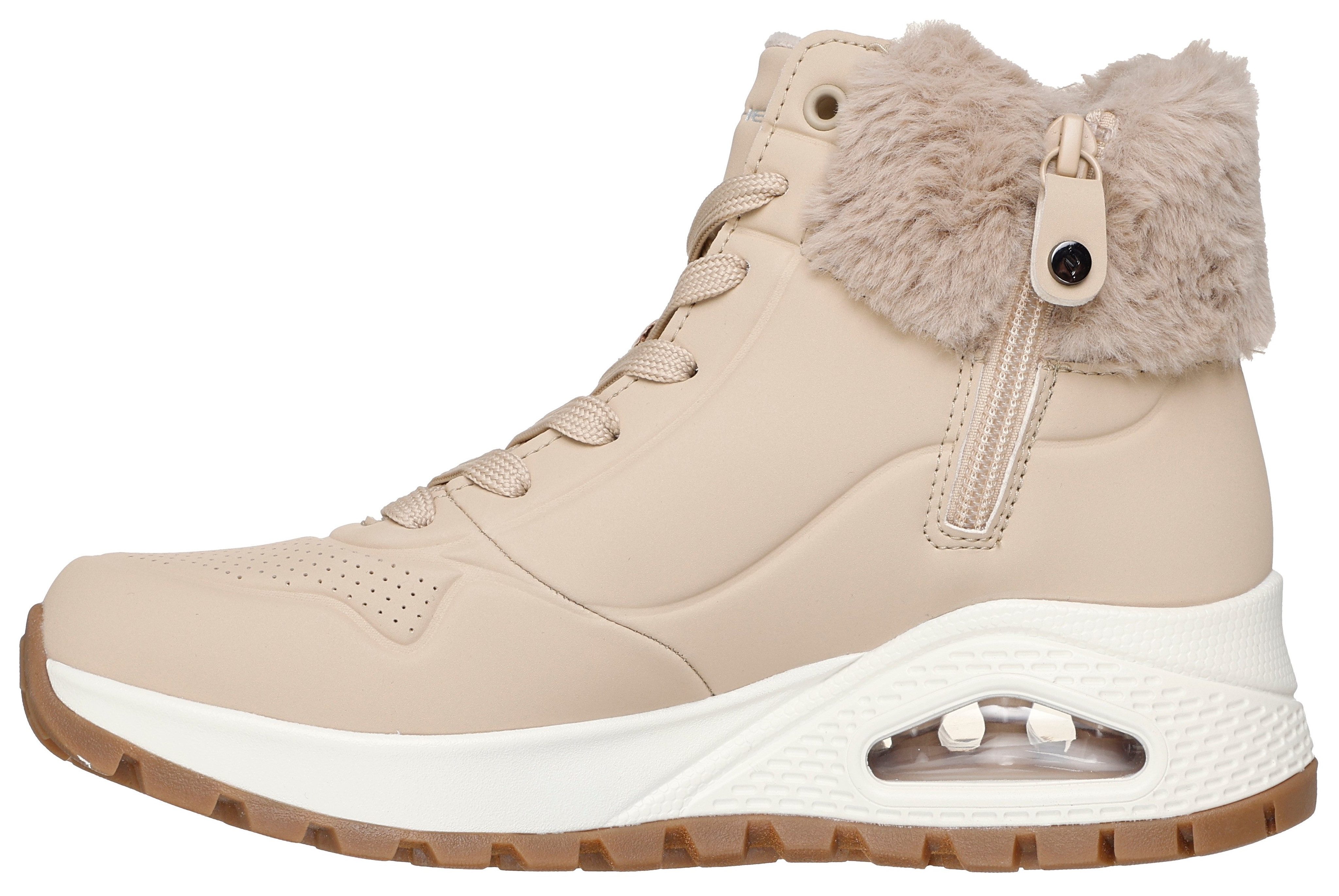 Skechers Veterschoenen UNO RUGGED - FALL AIR Winterlaarzen met Air-Cooled Memory Foam® comfort binnenzool
