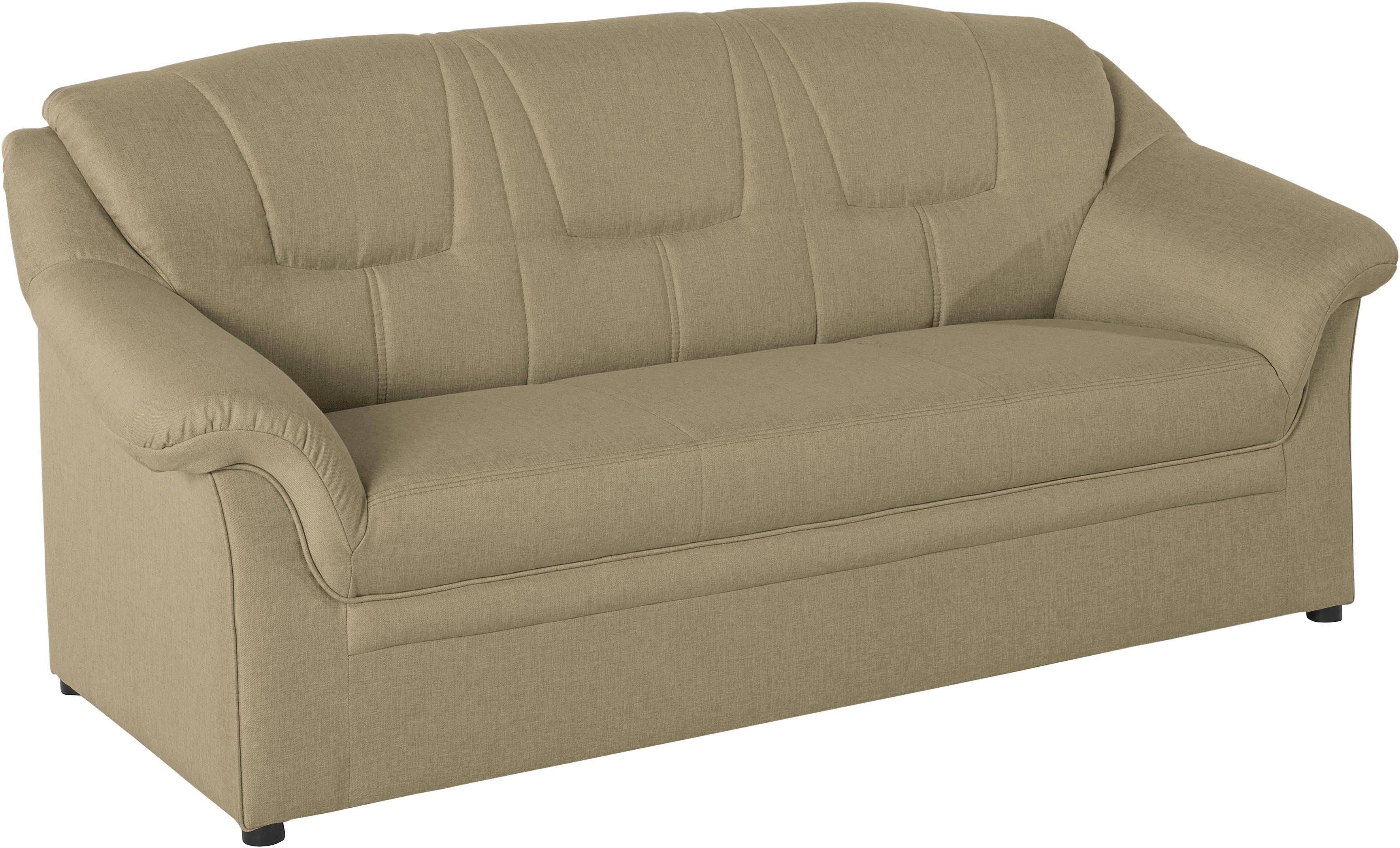DOMO collection 2,5-zitsbank Mezia compact voor kleine ruimtes, breedte 184 cm, comfortabel en tijdloos,
