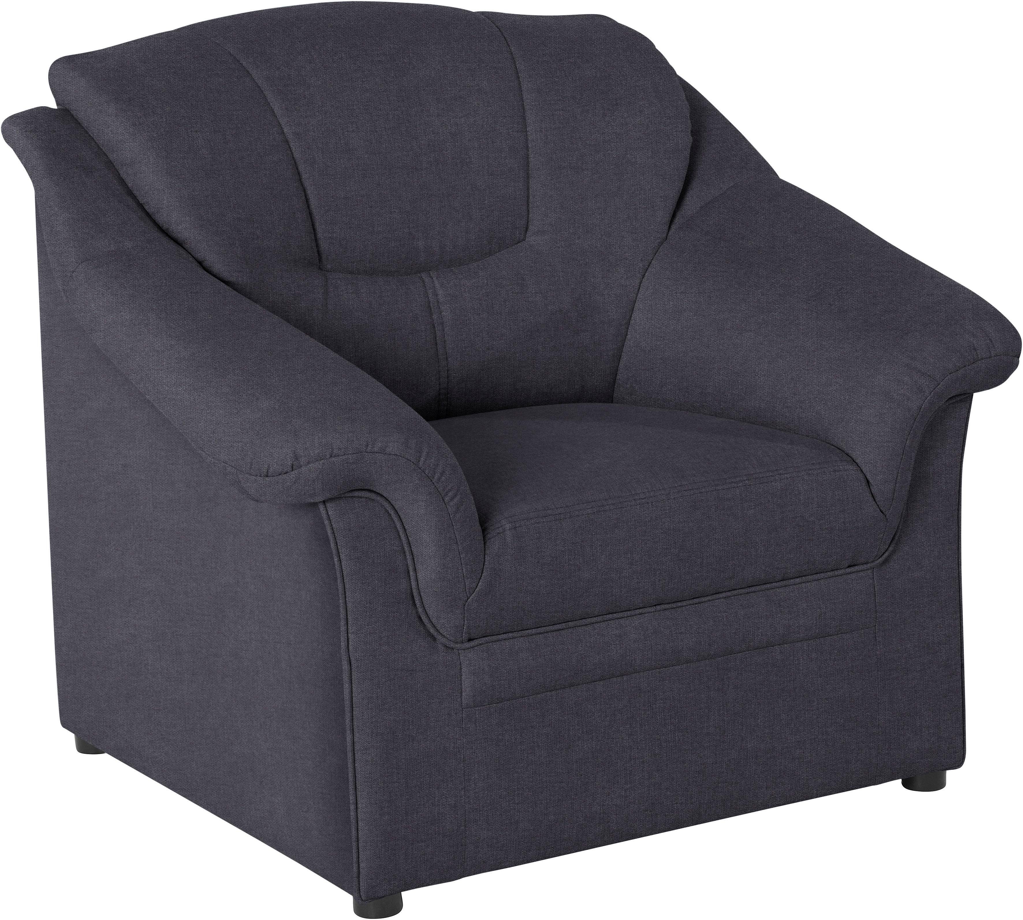DOMO collection Fauteuil Mezia comfortabel en tijdloos, comfortabele armleuningen