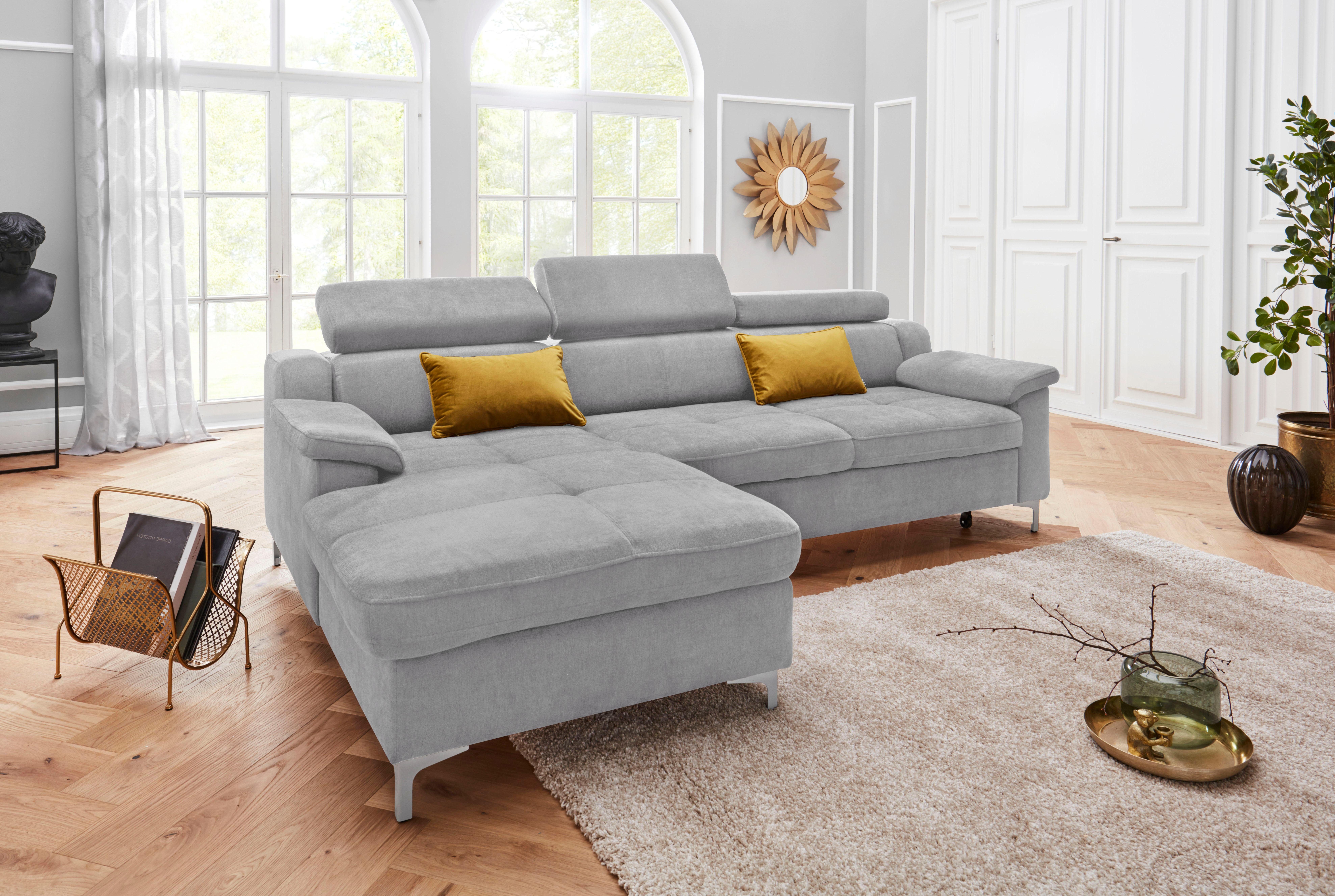 Exxpo - sofa fashion Hoekbank Florenz, L-vorm optioneel met slaapfunctie