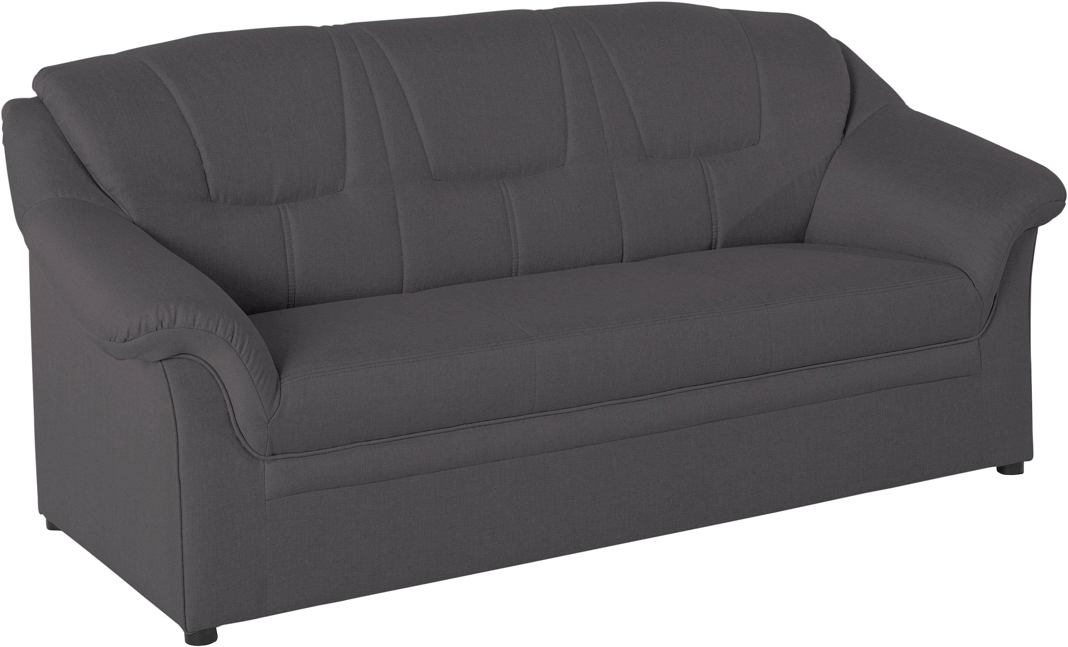 DOMO collection 2,5-zitsbank Mezia compact voor kleine ruimtes, breedte 184 cm, comfortabel en tijdloos,