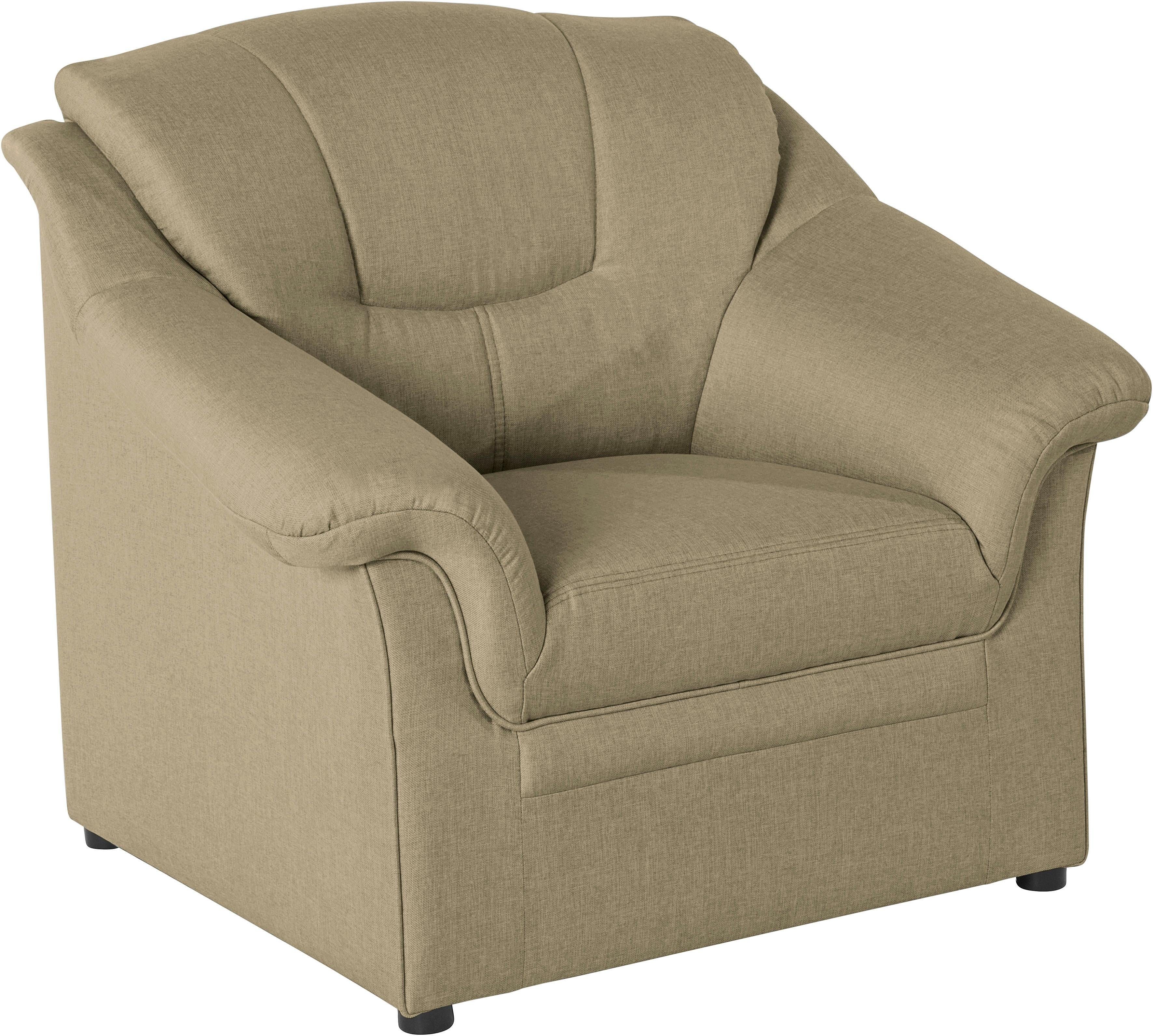 DOMO collection Fauteuil Mezia comfortabel en tijdloos, comfortabele armleuningen