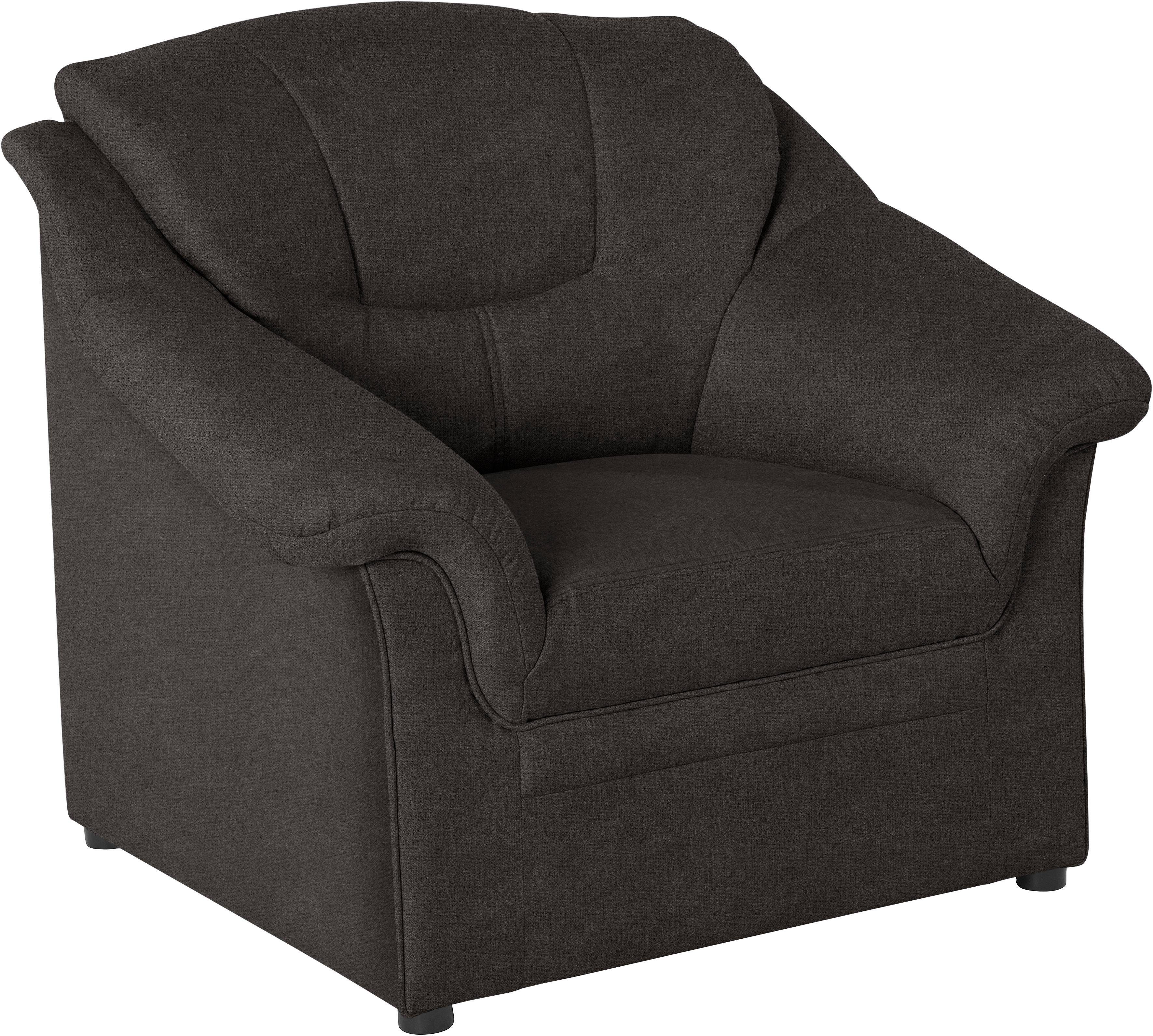 DOMO collection Fauteuil Mezia comfortabel en tijdloos, comfortabele armleuningen