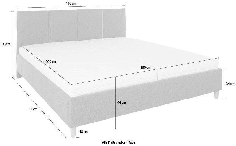 Westfalia Polsterbetten Gestoffeerd bed