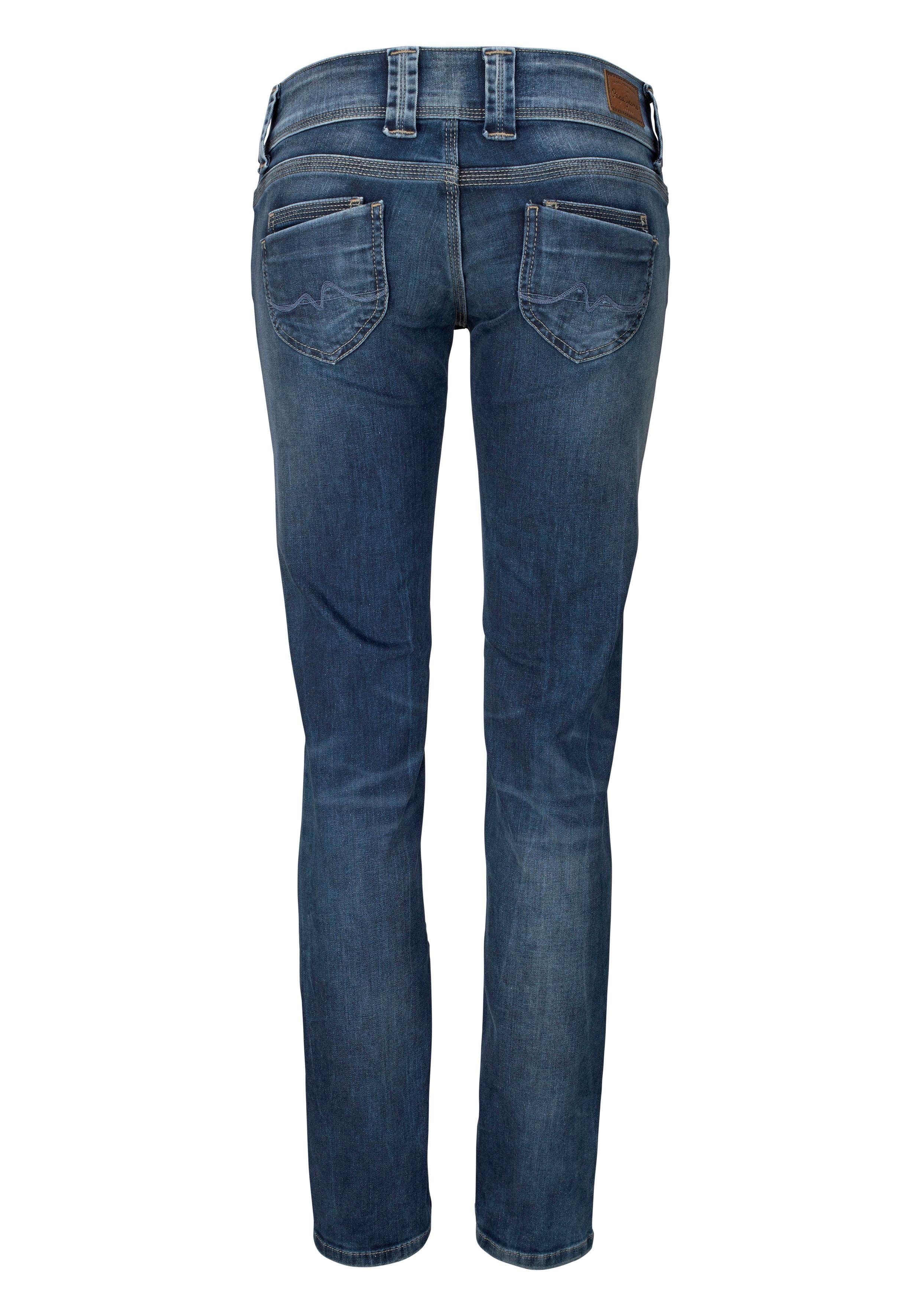 Pepe Jeans Straight jeans VENUS met badge