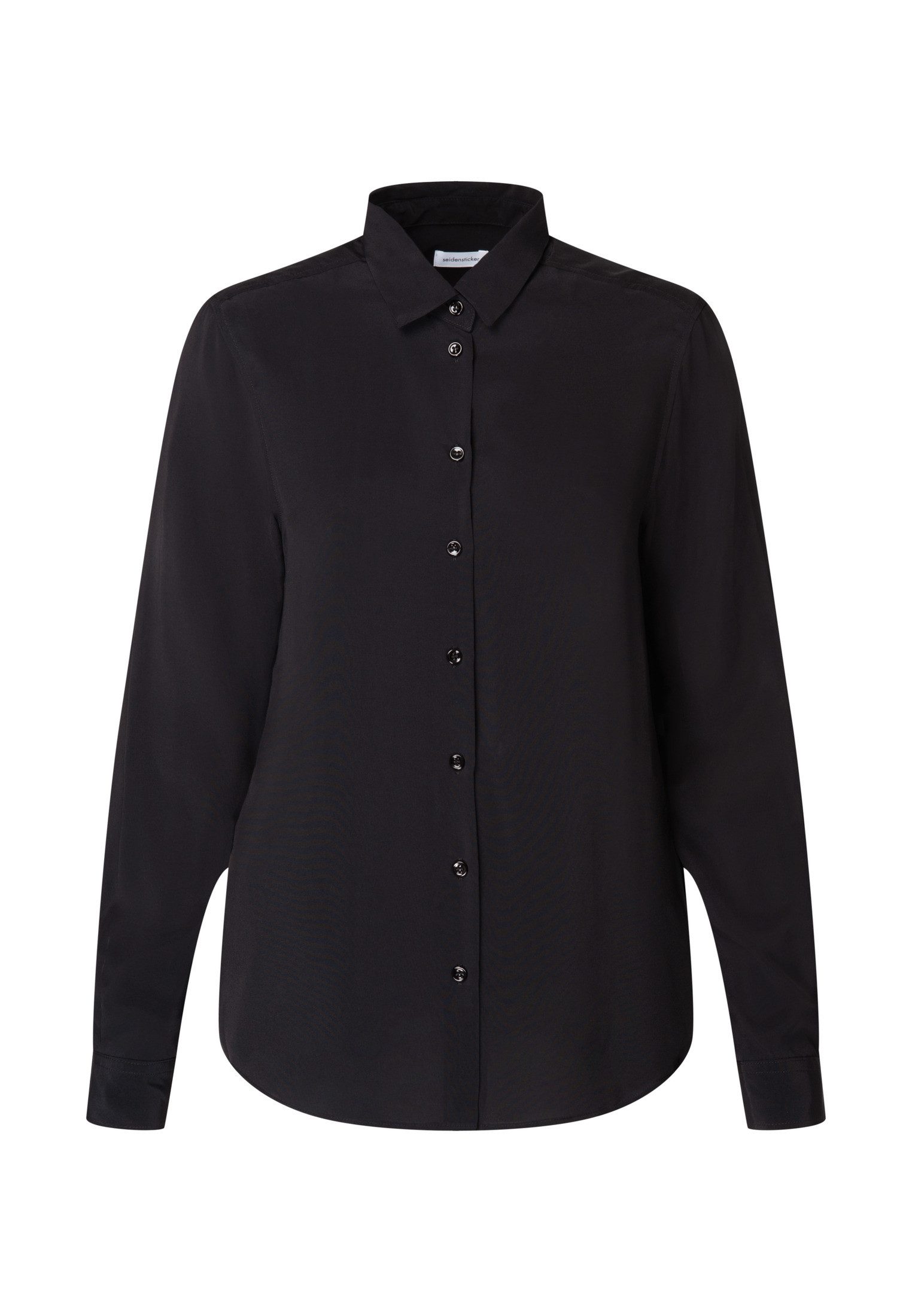 seidensticker Overhemdblouse Lange mouwen kraag uni
