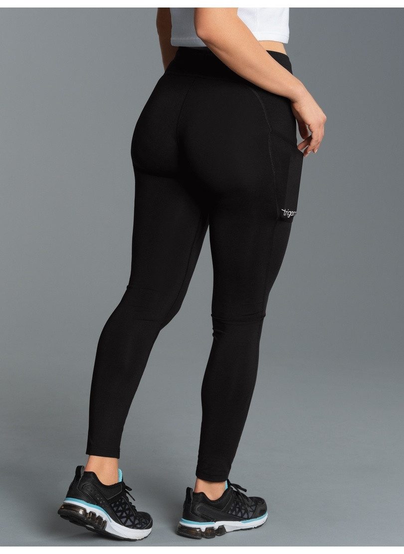 Trigema Jerseybroek TRIGEMA sportleggings met praktische zak (1-delig)