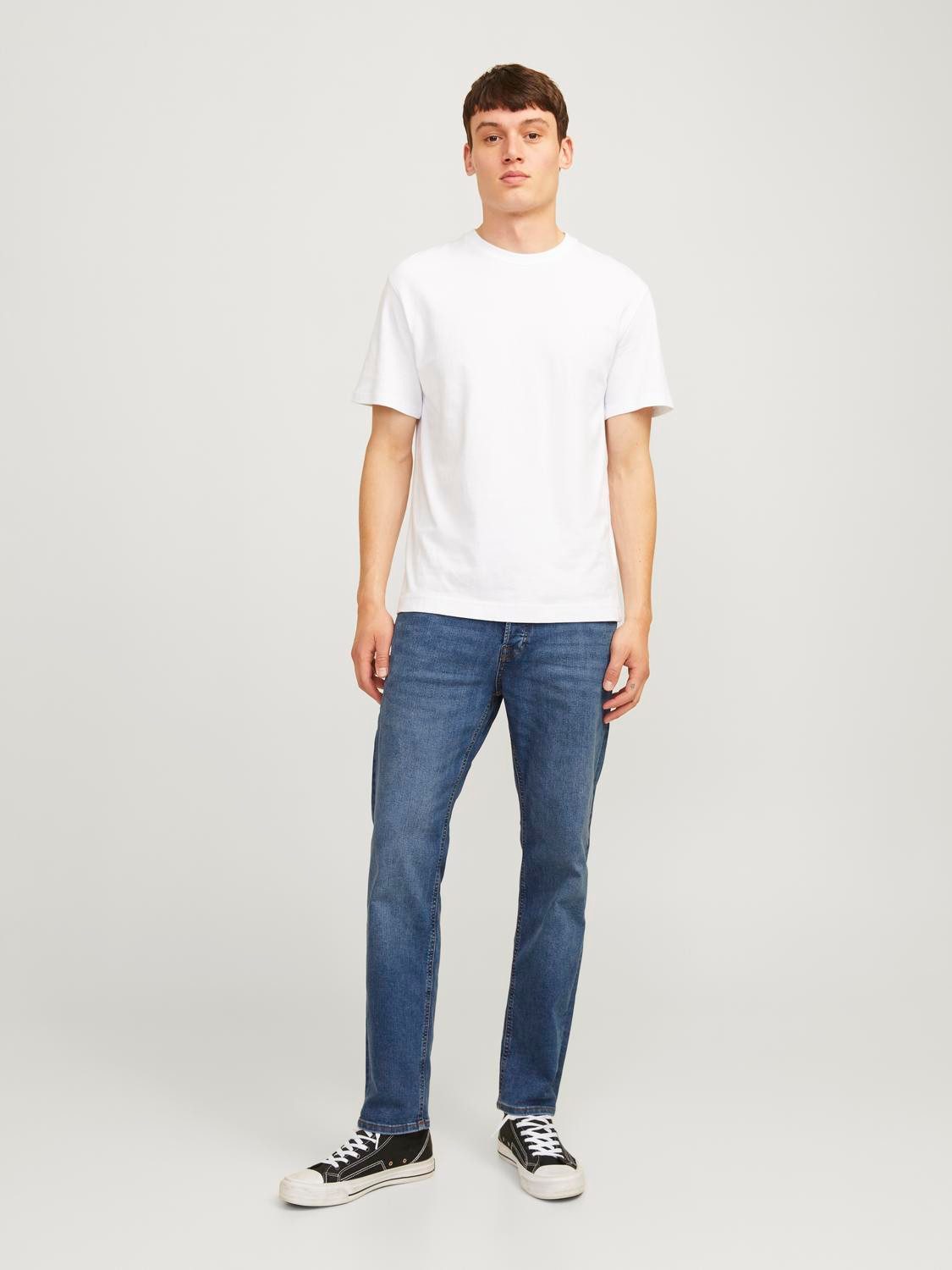 Jack & Jones Comfort fit jeans JJIMIKE JJORIGINAL SQ 223 Stonewashed voor een used-look met vervaagde effecten